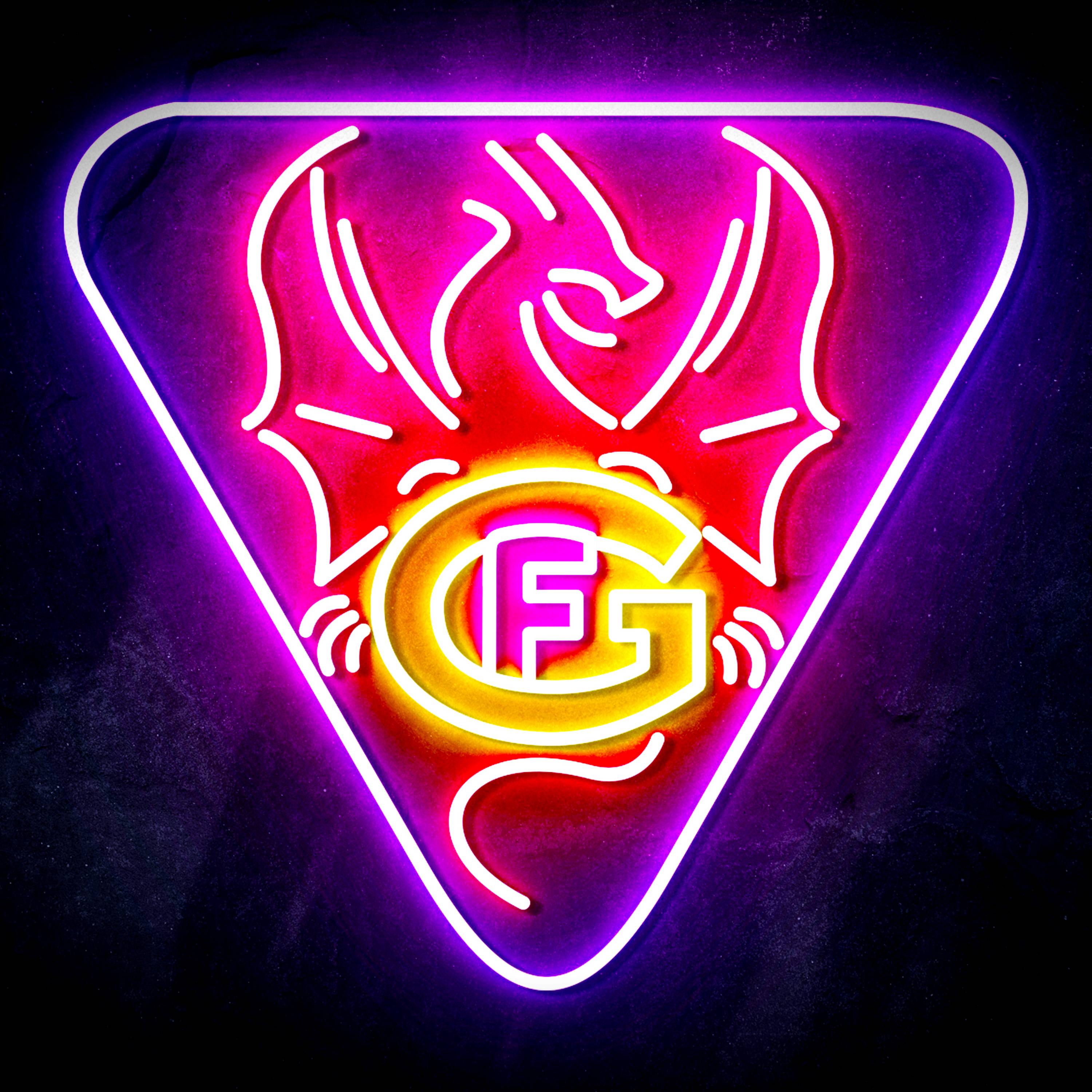 Hockey Club Fribourg-Gott茅ron logo Flex Neon-like LED Sign