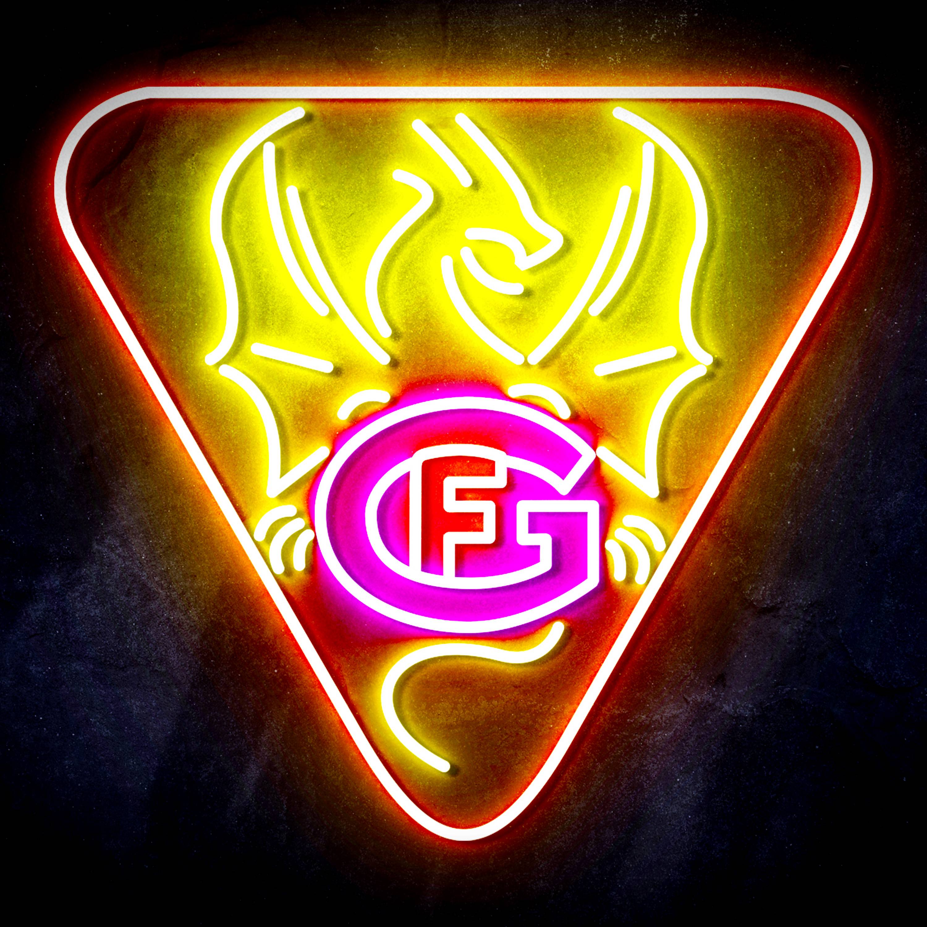Hockey Club Fribourg-Gott茅ron logo Flex Neon-like LED Sign