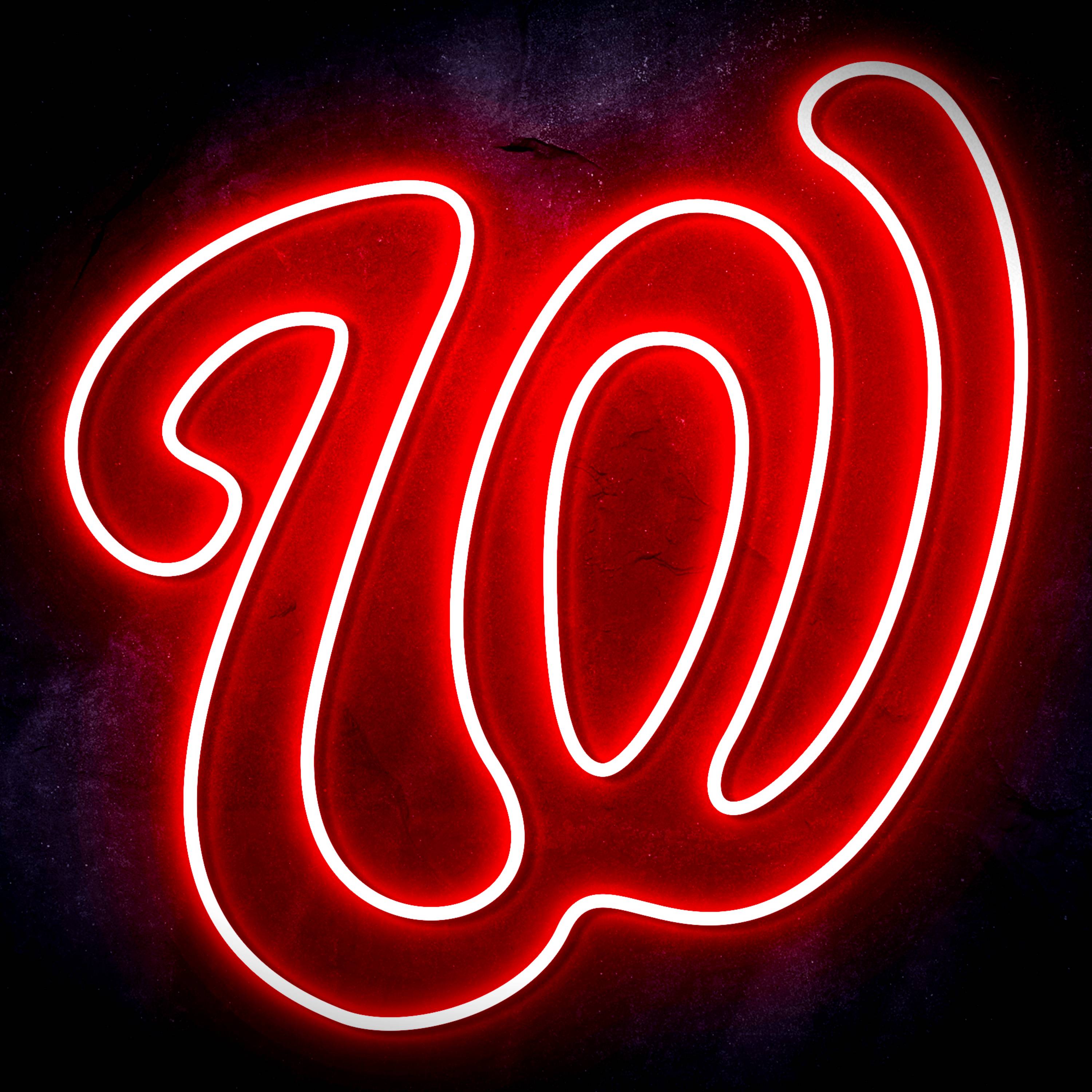 Major League Baseball Washington Nationals Cap Insig Flex Neon-like LED Sign