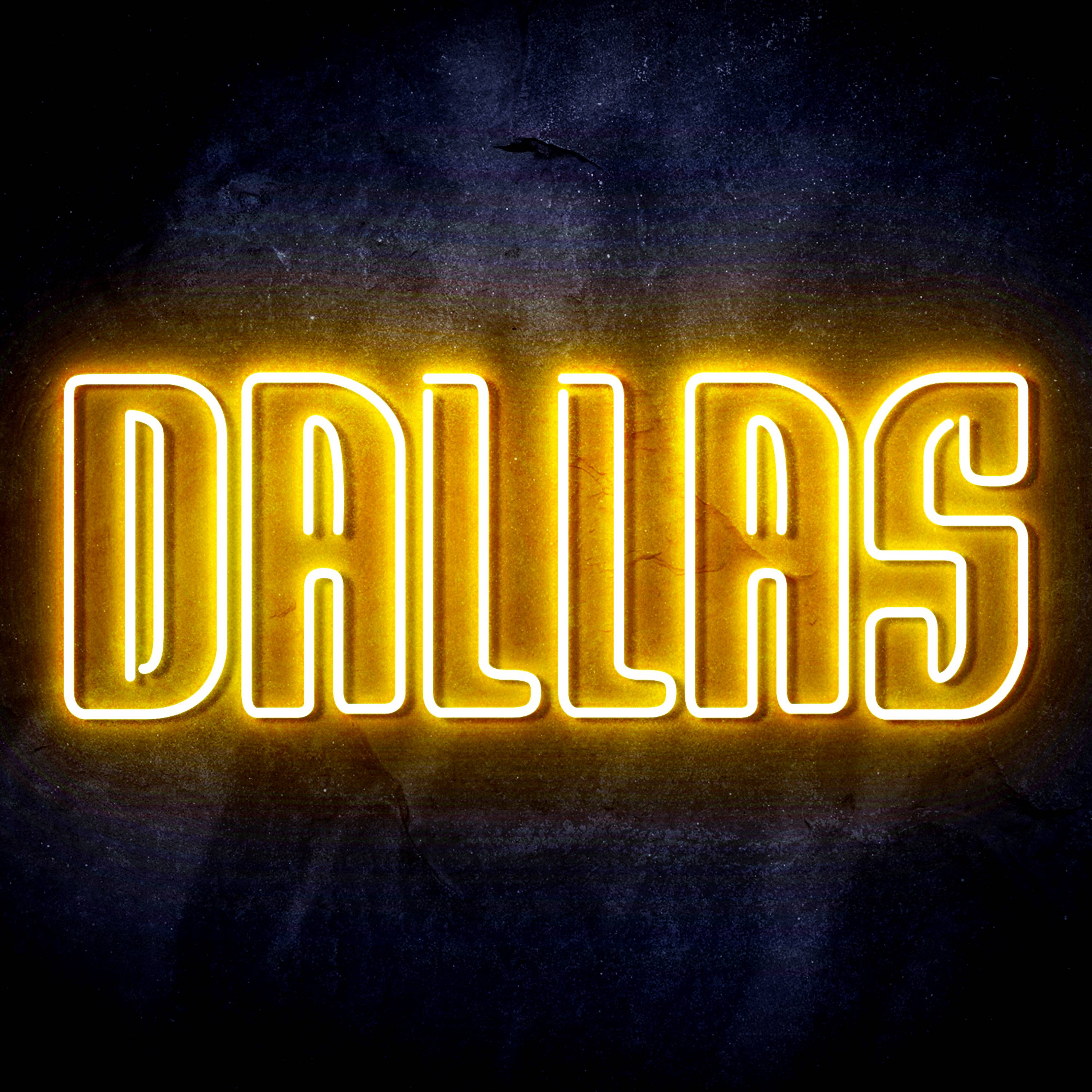 NHL Dallas Stars Flex Neon-like LED Sign