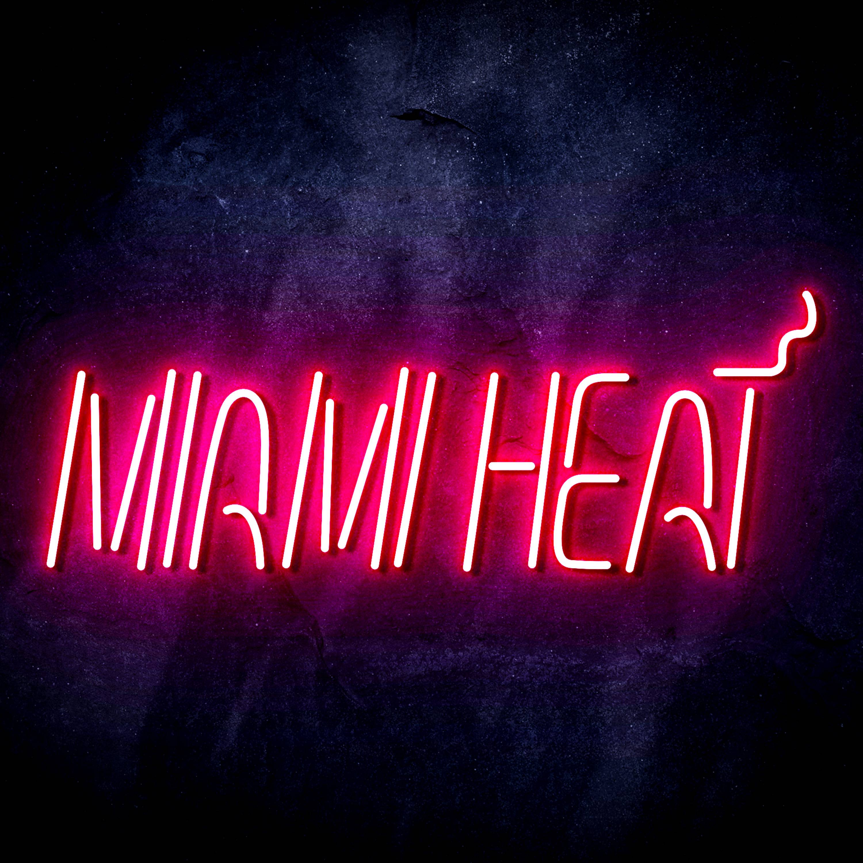 NBA Miami Heat Flex Neon-like LED Sign