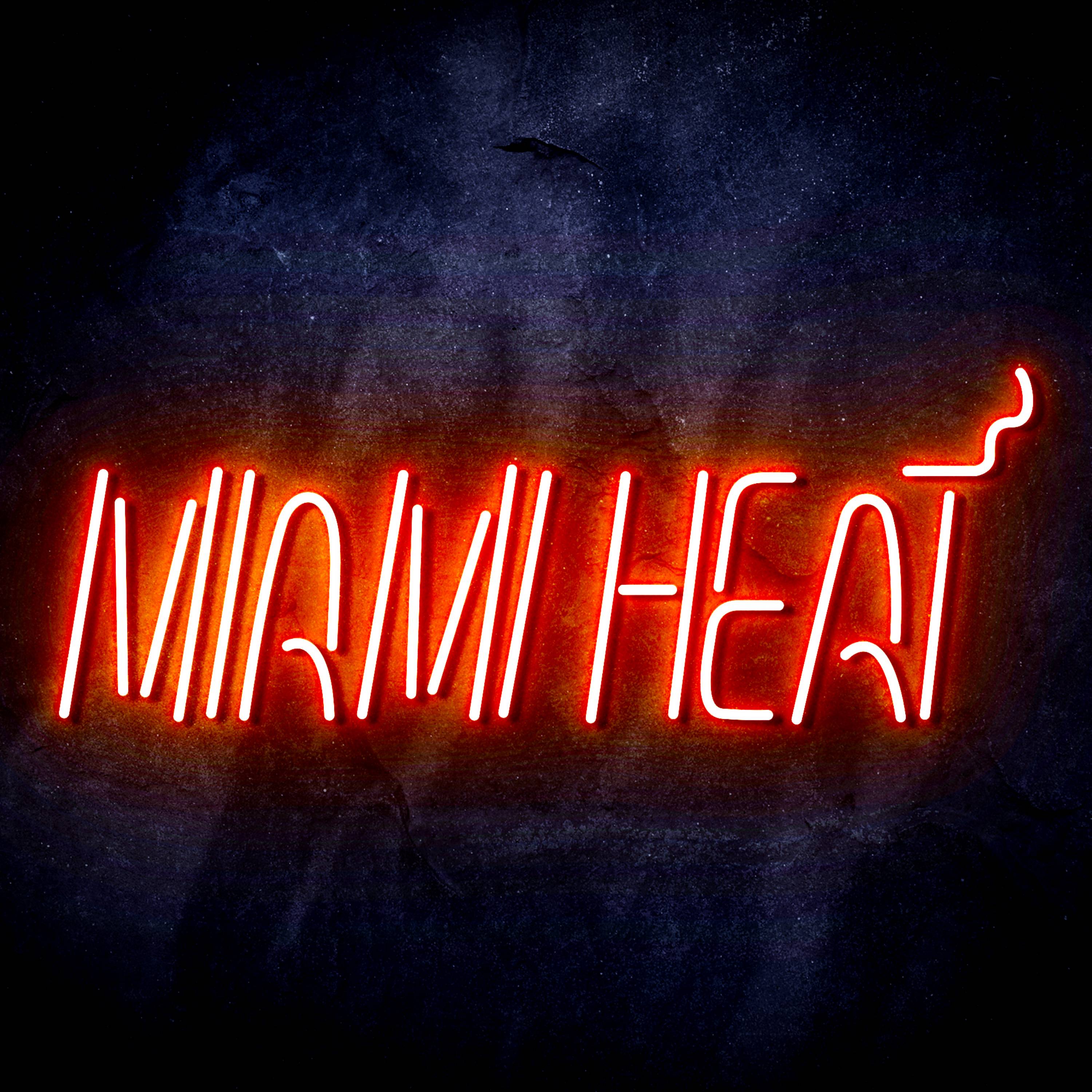 NBA Miami Heat Flex Neon-like LED Sign