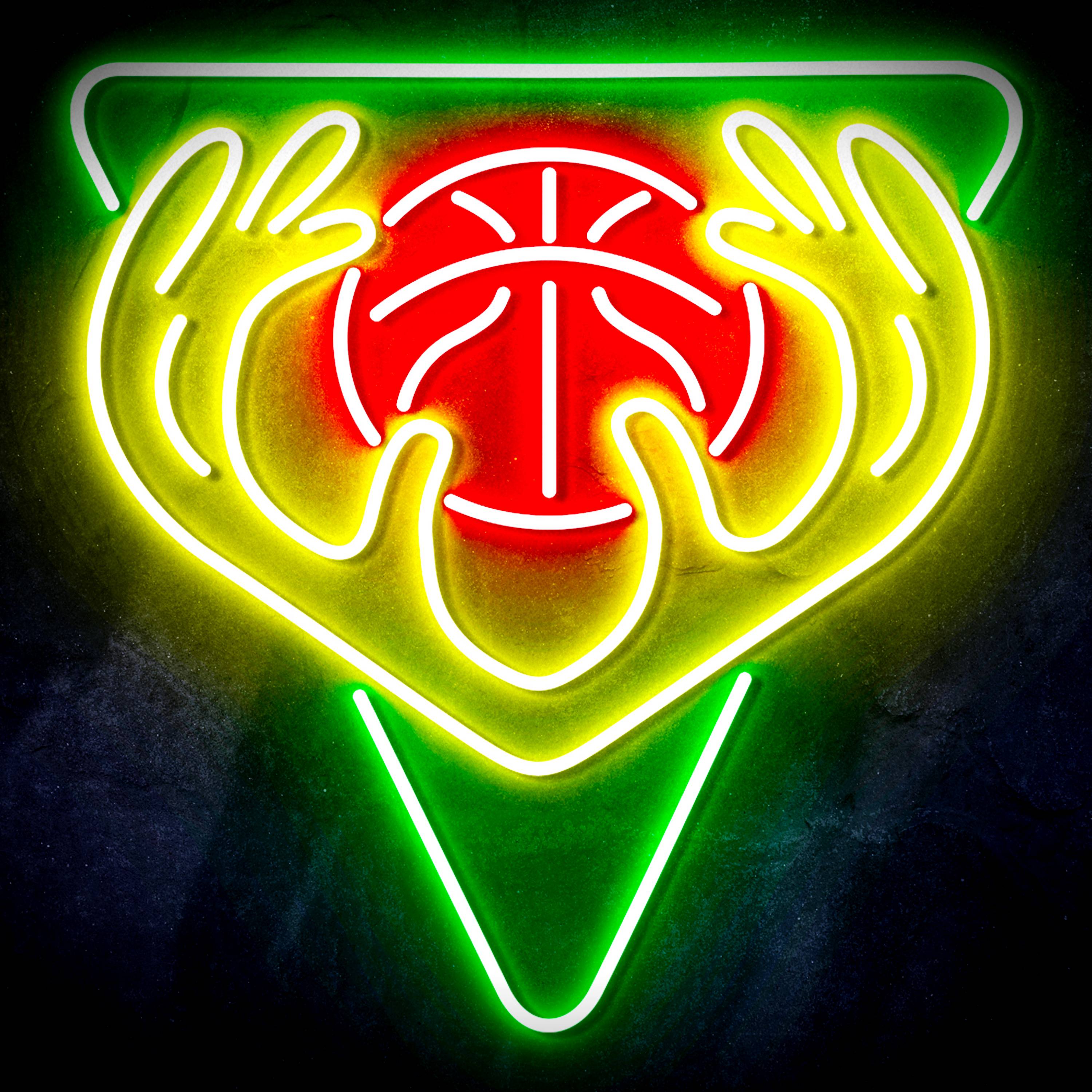 NBA Milwaukee Bucks Logo Flex Neon-like LED Sign