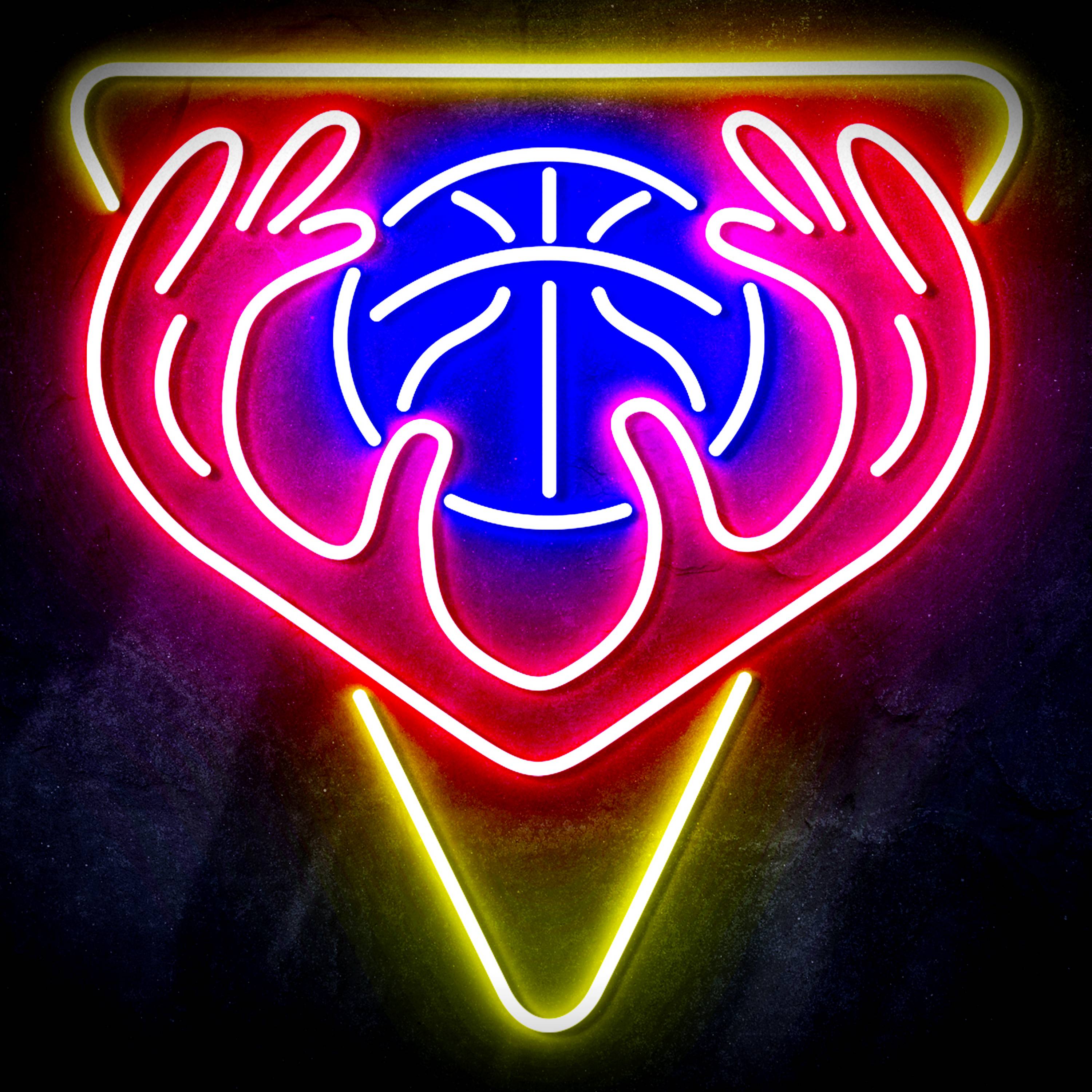 NBA Milwaukee Bucks Logo Flex Neon-like LED Sign