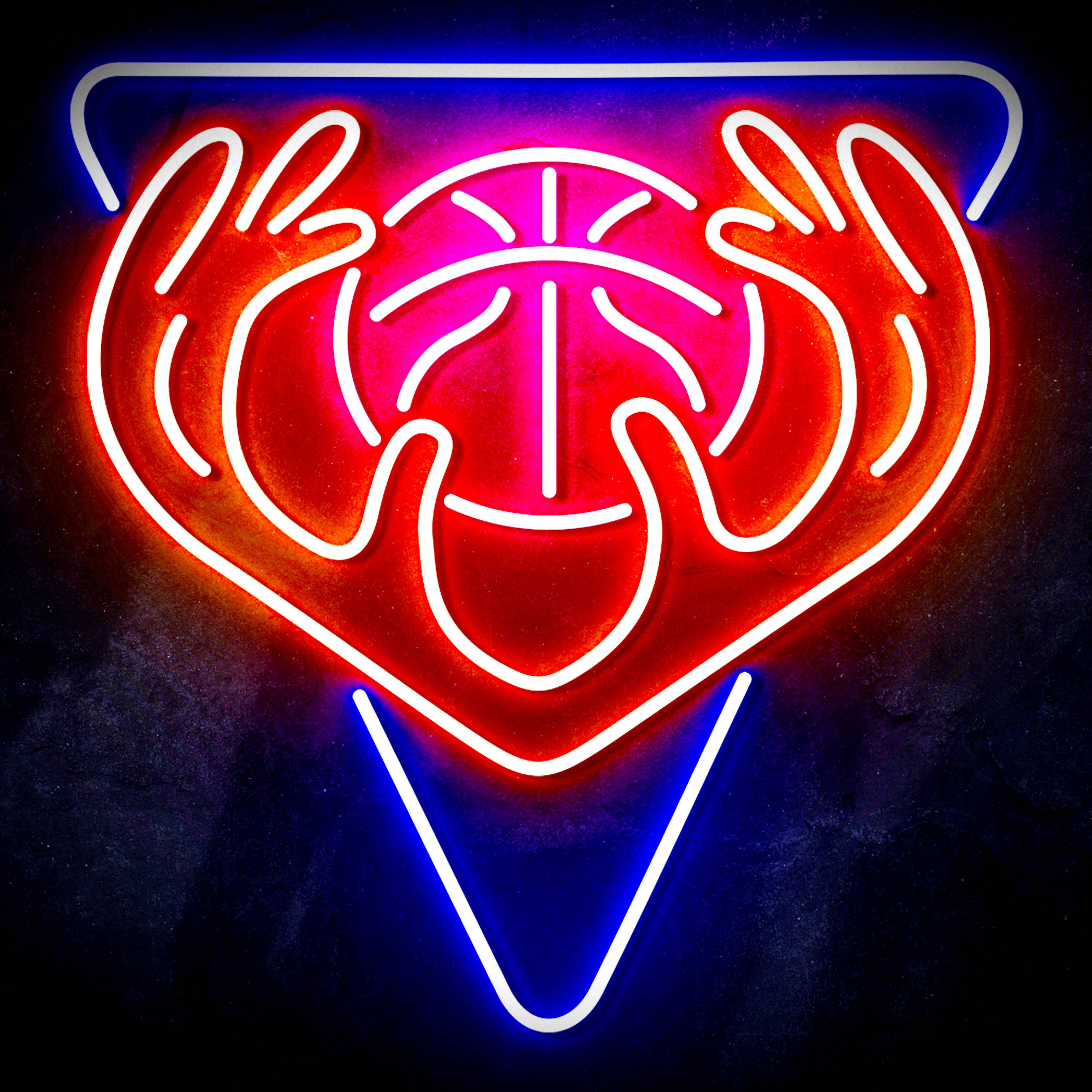 NBA Milwaukee Bucks Logo Flex Neon-like LED Sign