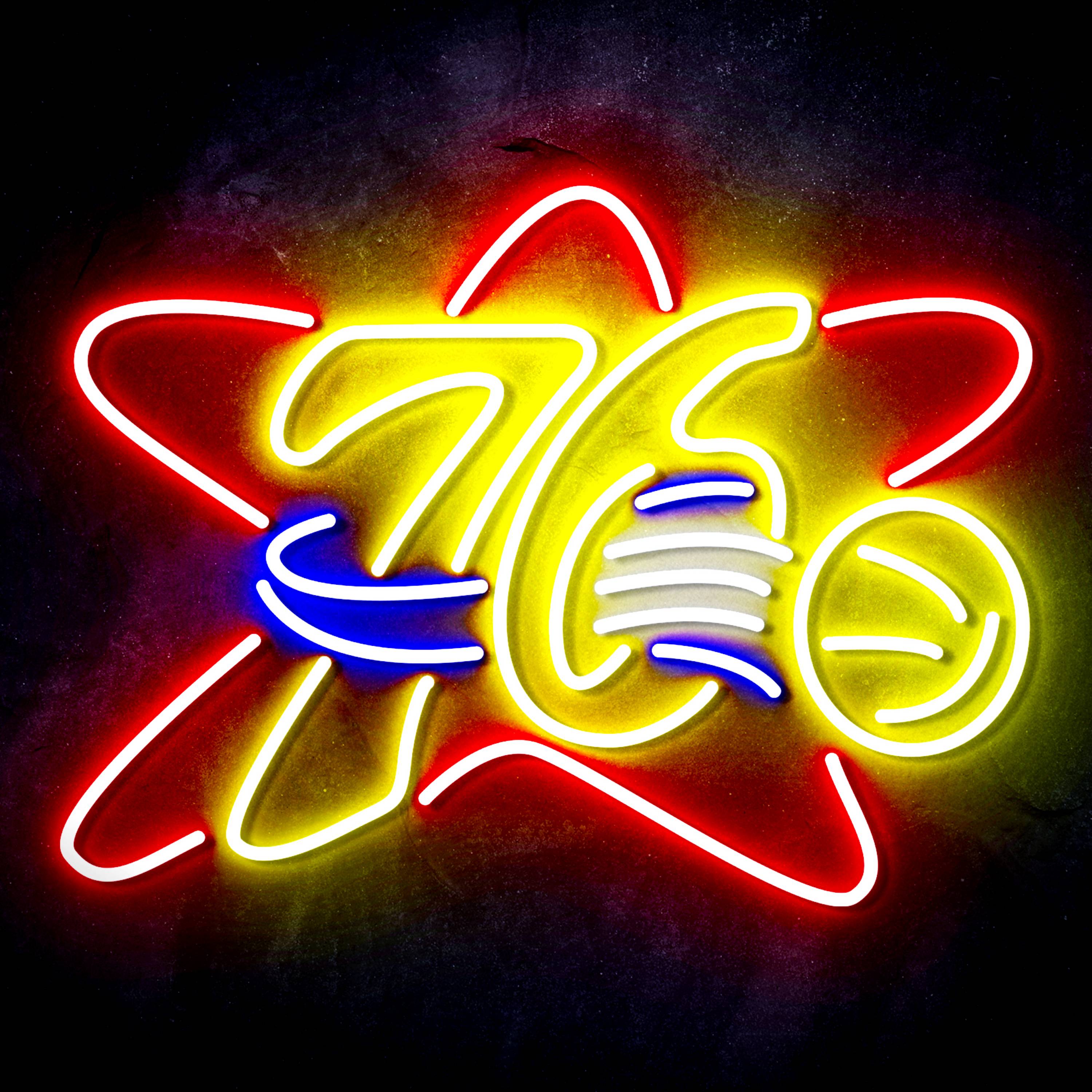 NBA Philadelphia 76ers Flex Neon-like LED Sign