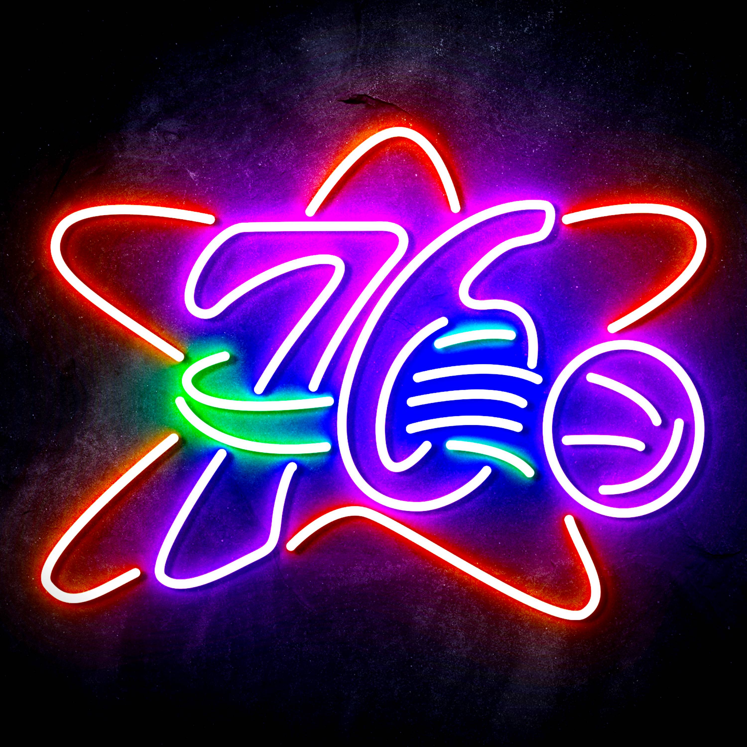 NBA Philadelphia 76ers Flex Neon-like LED Sign