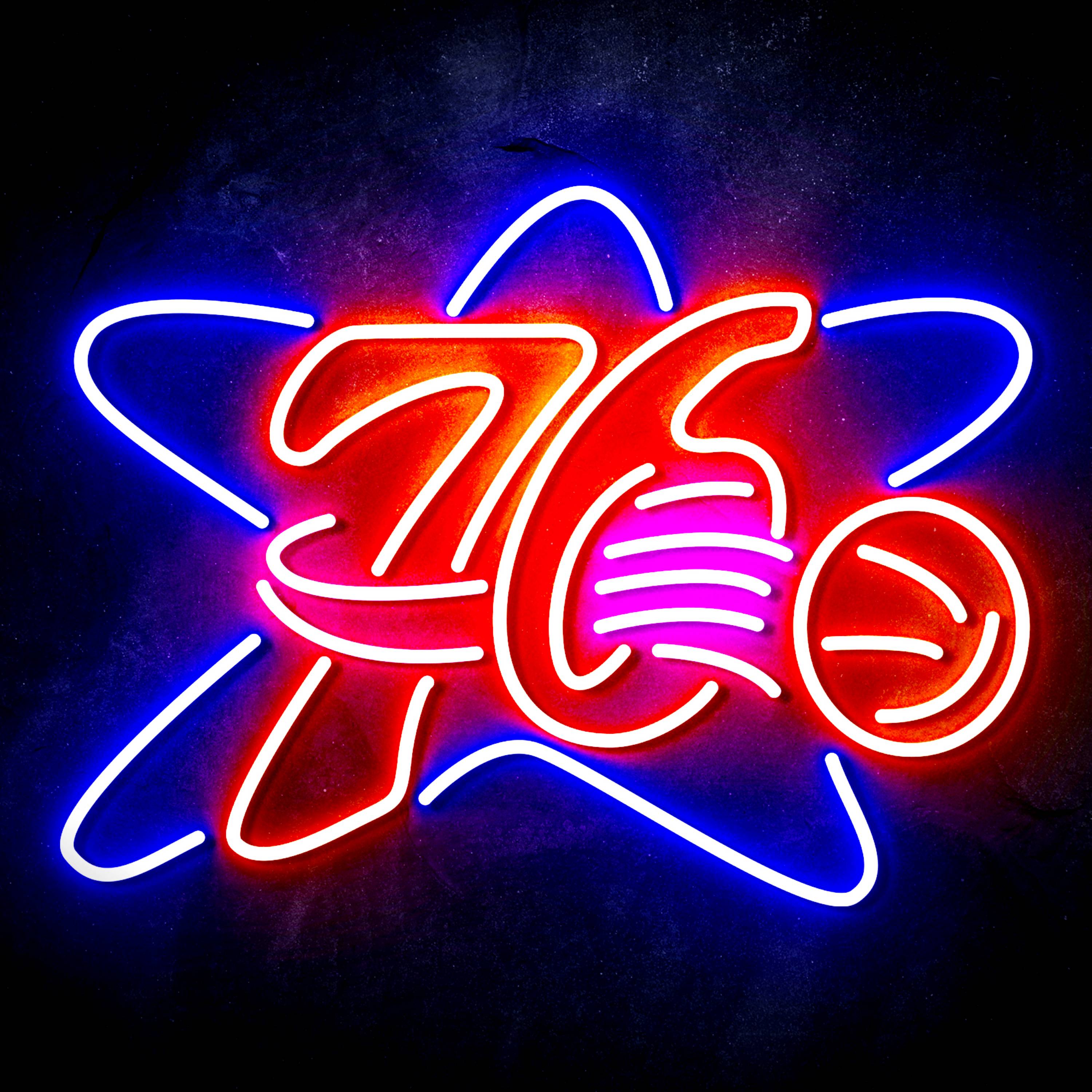 NBA Philadelphia 76ers Flex Neon-like LED Sign