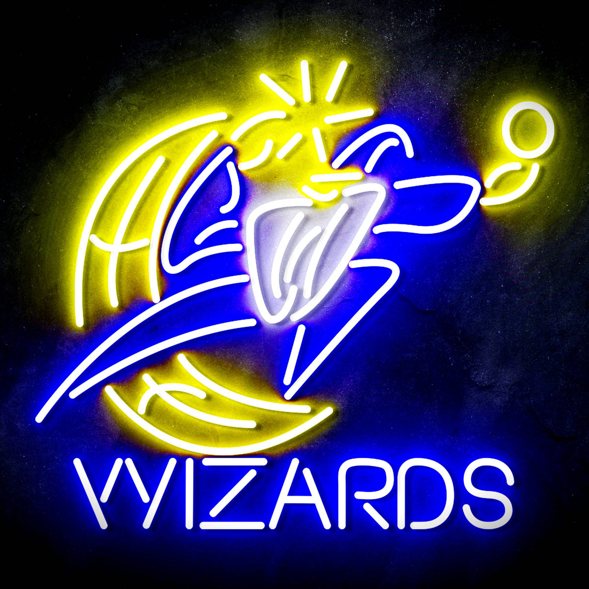 NBA Washington Wizards Neon-like Sign Beer Bar Decor -LEDLABCAVE ...