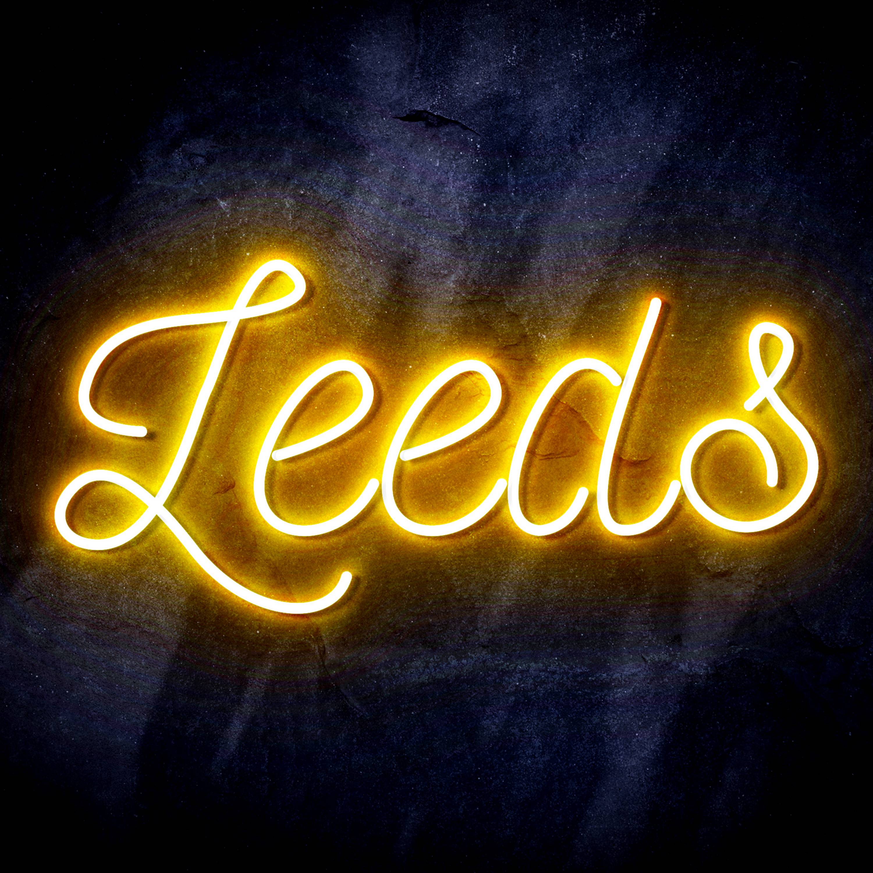 Premier League Leeds United Football Club Flex Neon-like LED Sign