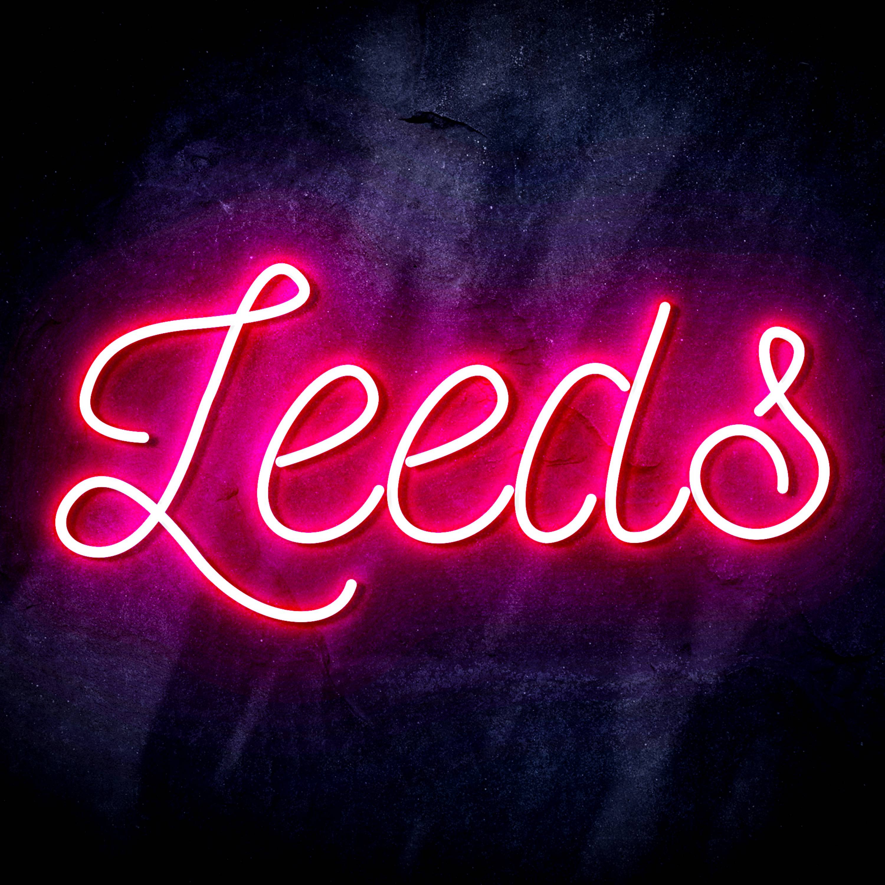 Premier League Leeds United Football Club Flex Neon-like LED Sign