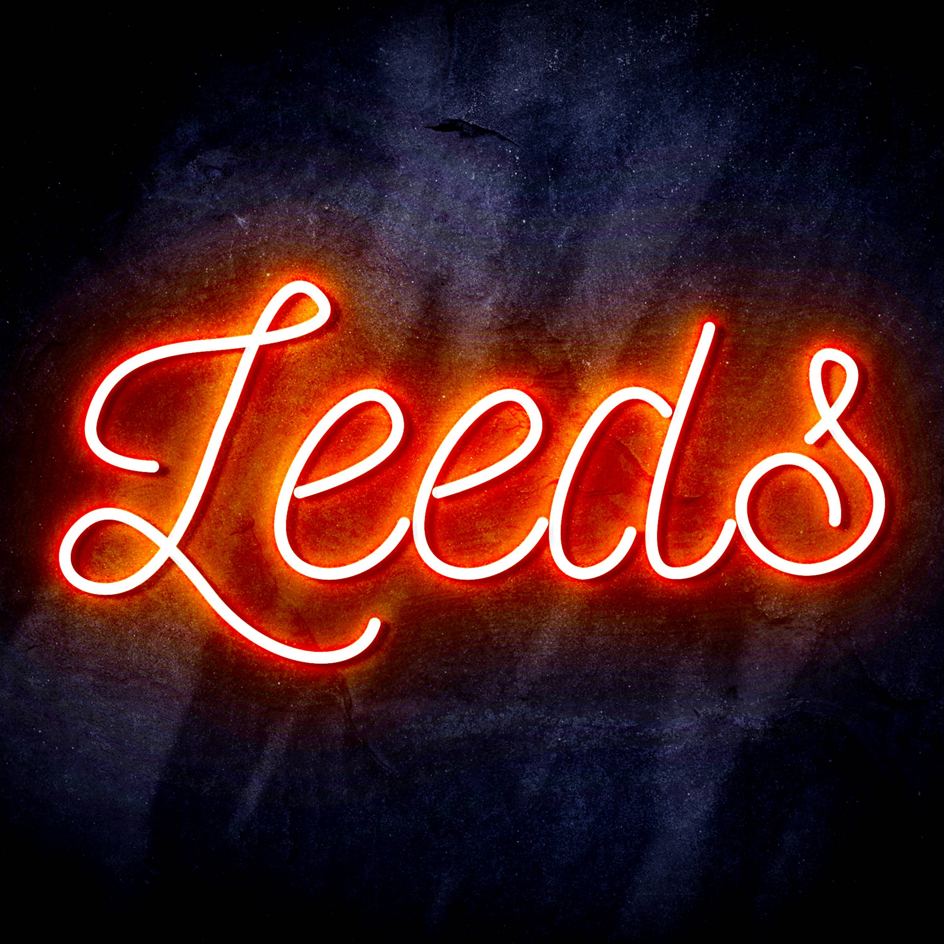 Premier League Leeds United Football Club Flex Neon-like LED Sign