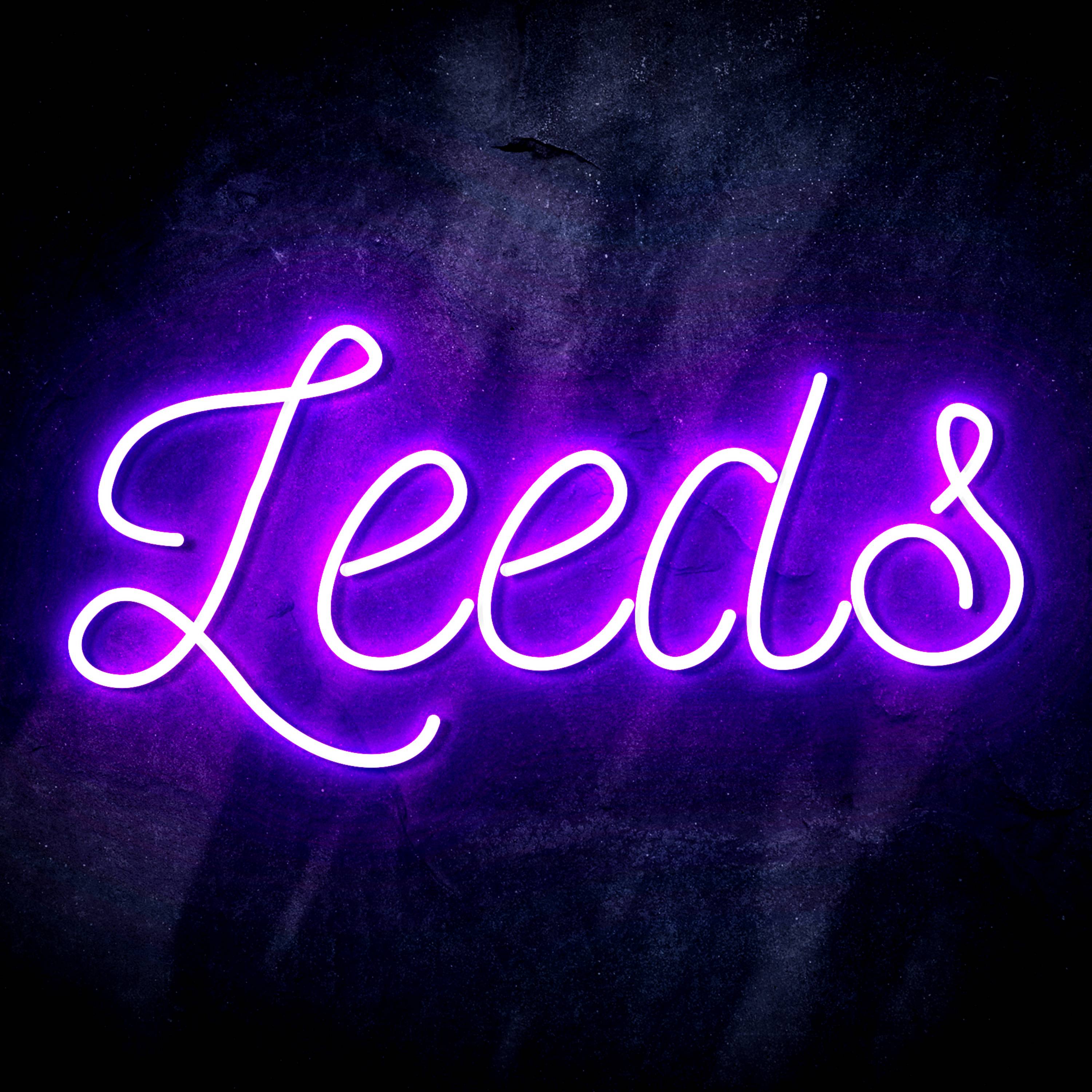Premier League Leeds United Football Club Flex Neon-like LED Sign