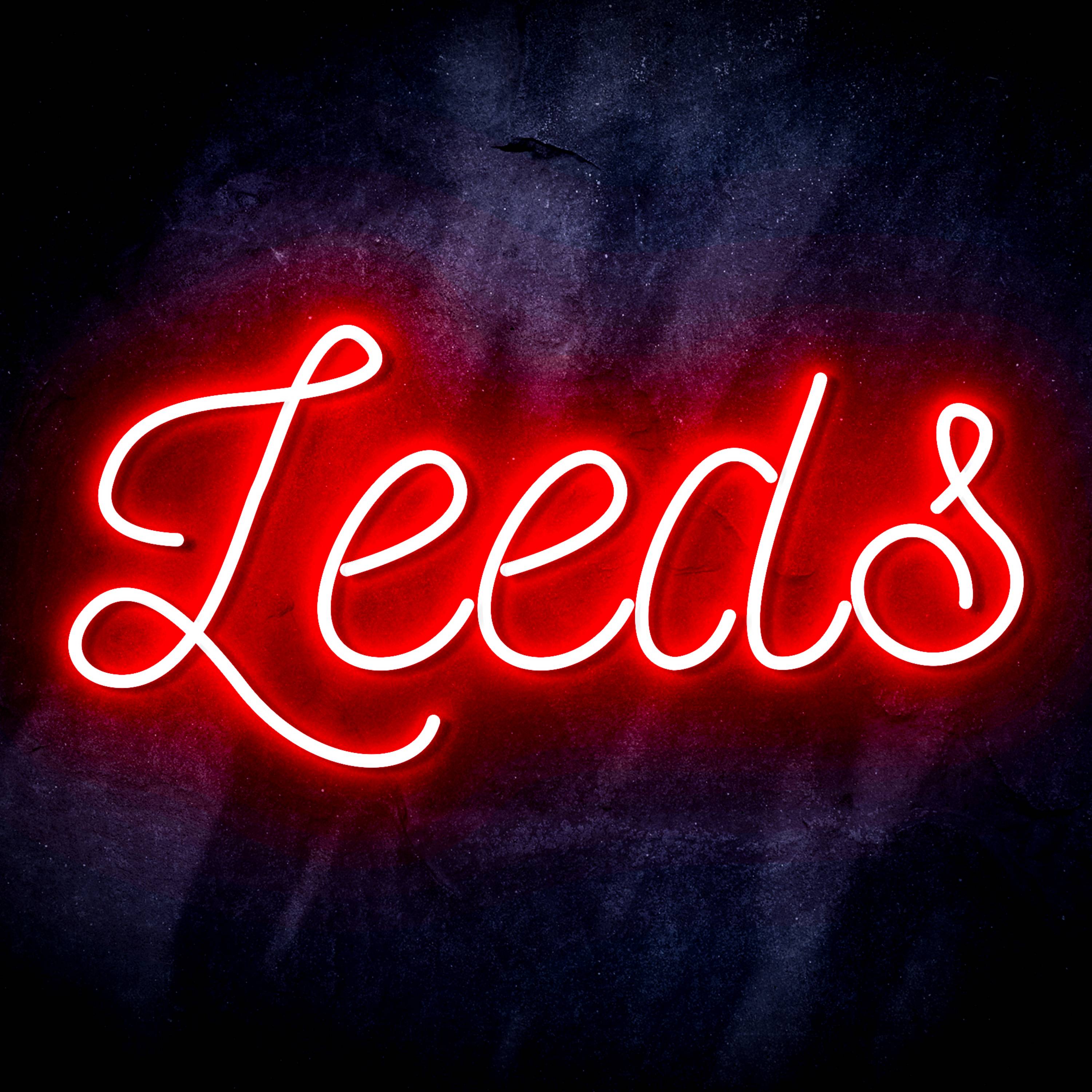 Premier League Leeds United Football Club Flex Neon-like LED Sign