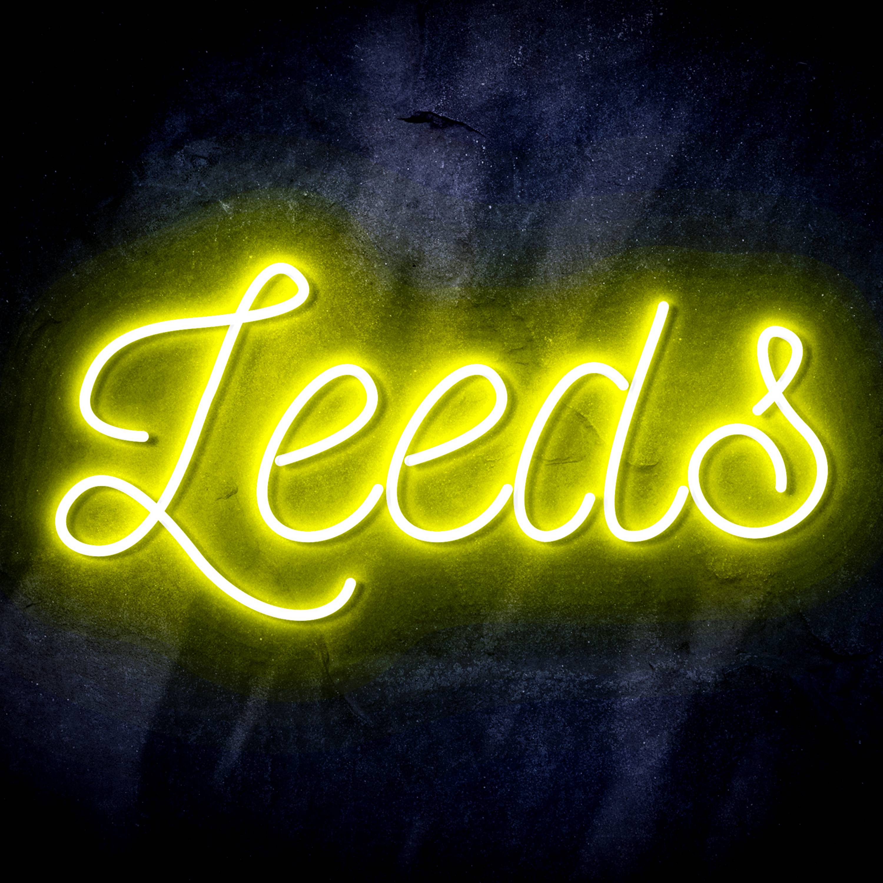 Premier League Leeds United Football Club Flex Neon-like LED Sign