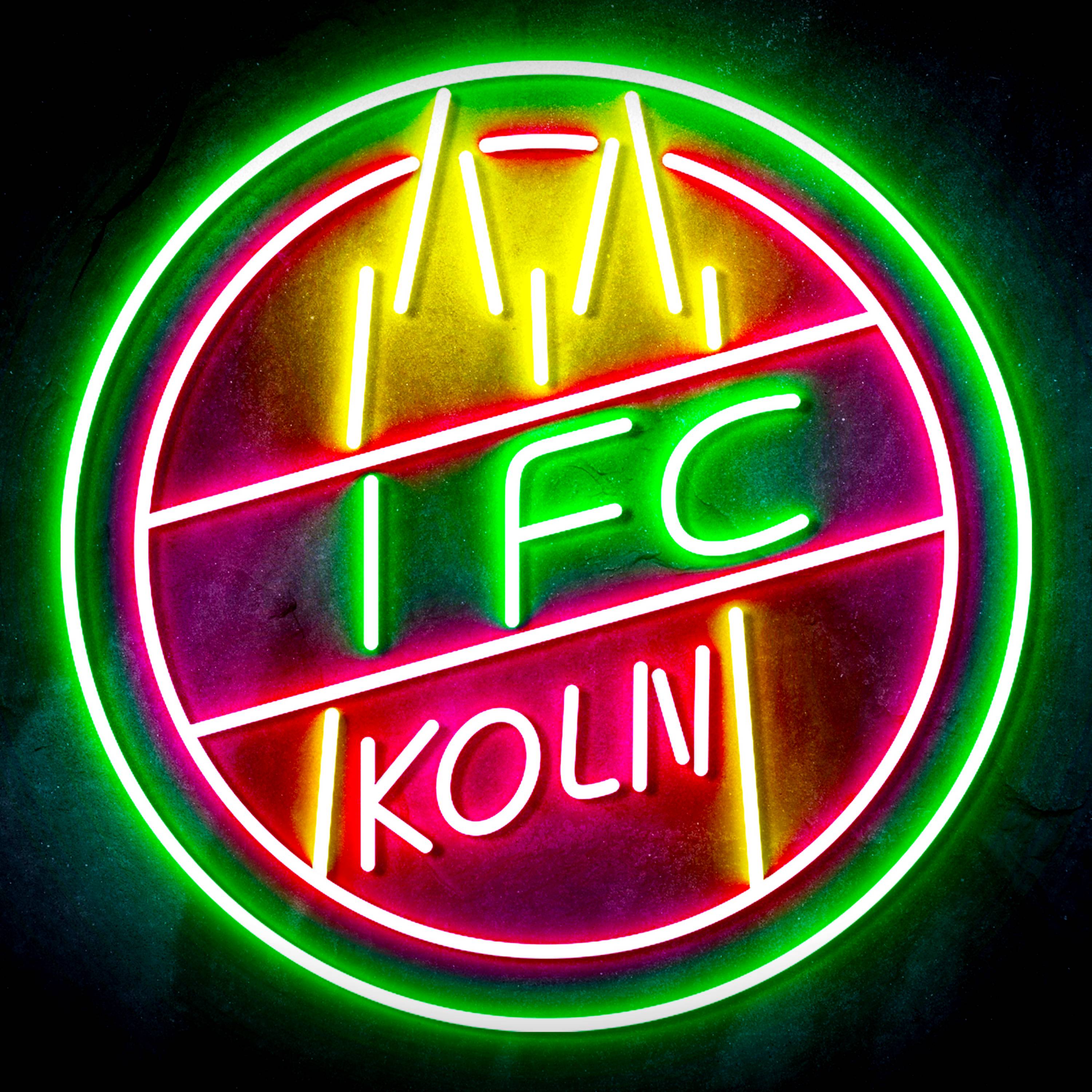 Bundesliga 1. FC K枚ln Flex Neon-like LED Sign