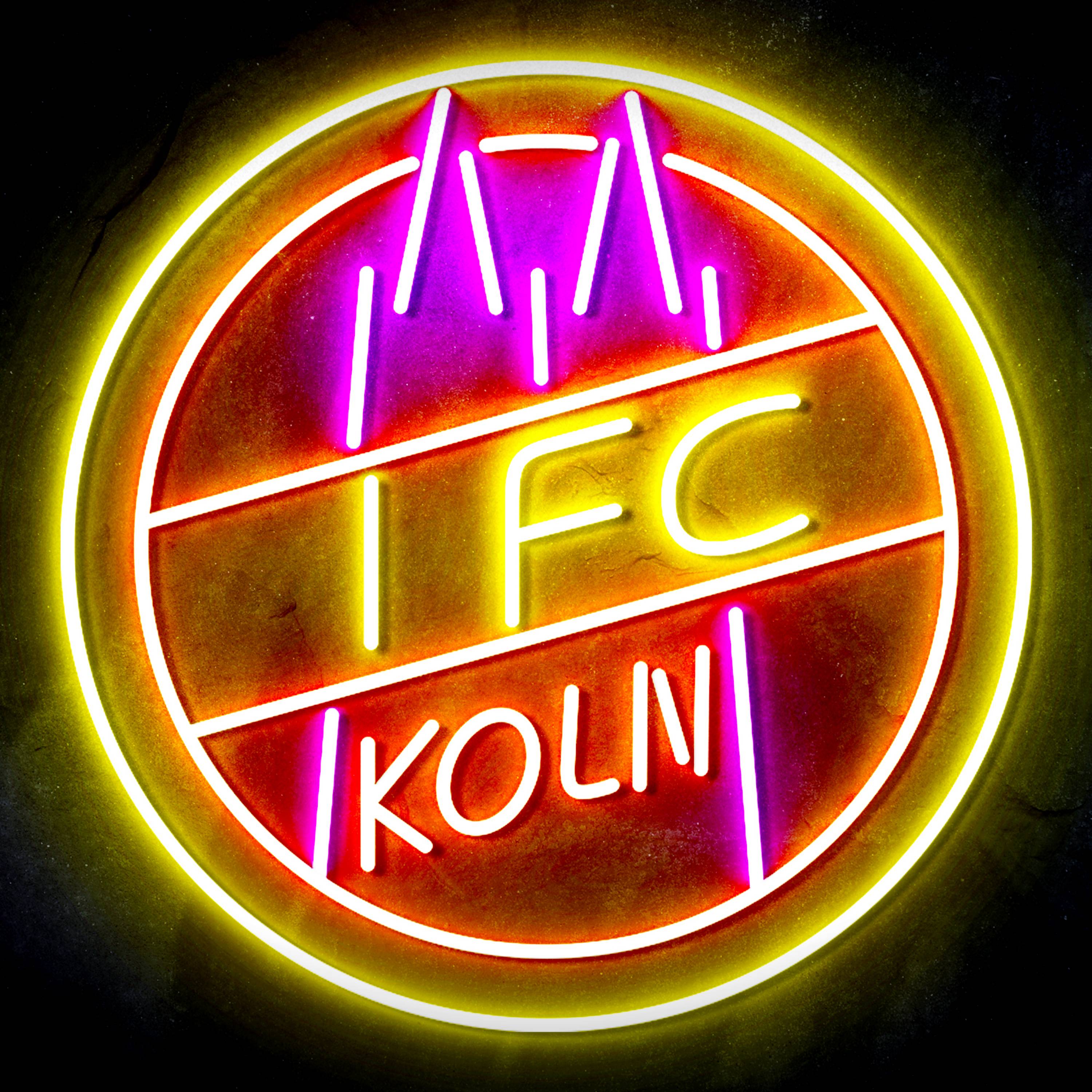 Bundesliga 1. FC K枚ln Flex Neon-like LED Sign