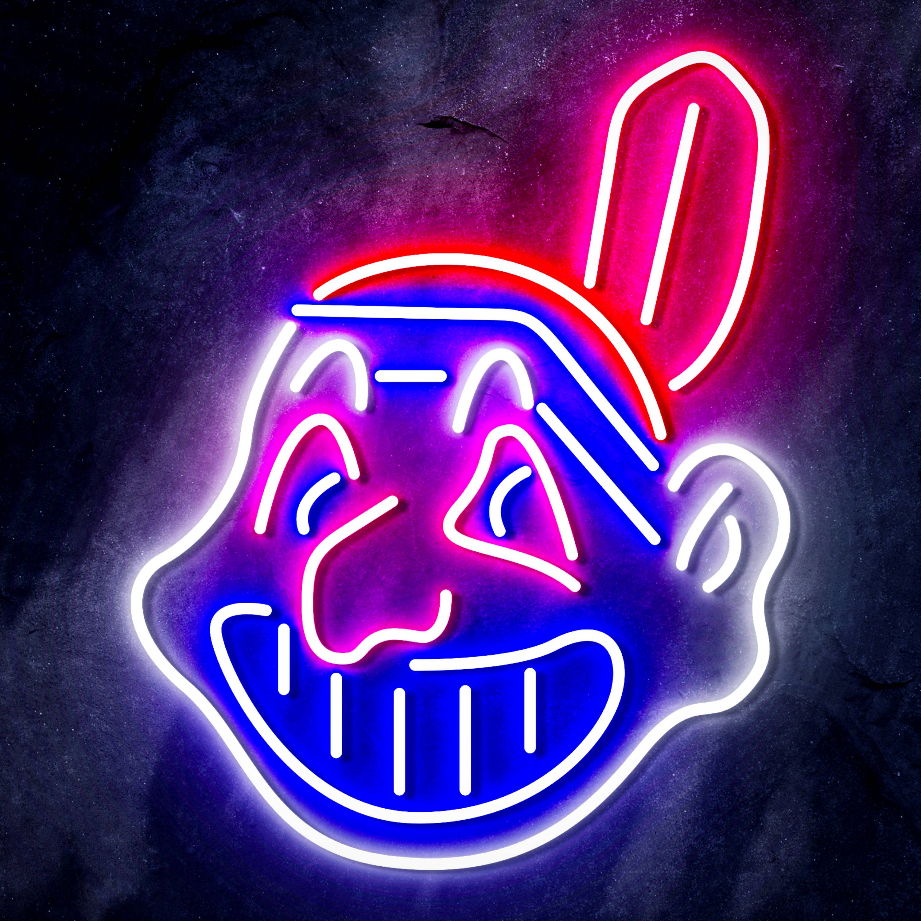 MLB Cleveland Indians Flex Neon-like LED Sign