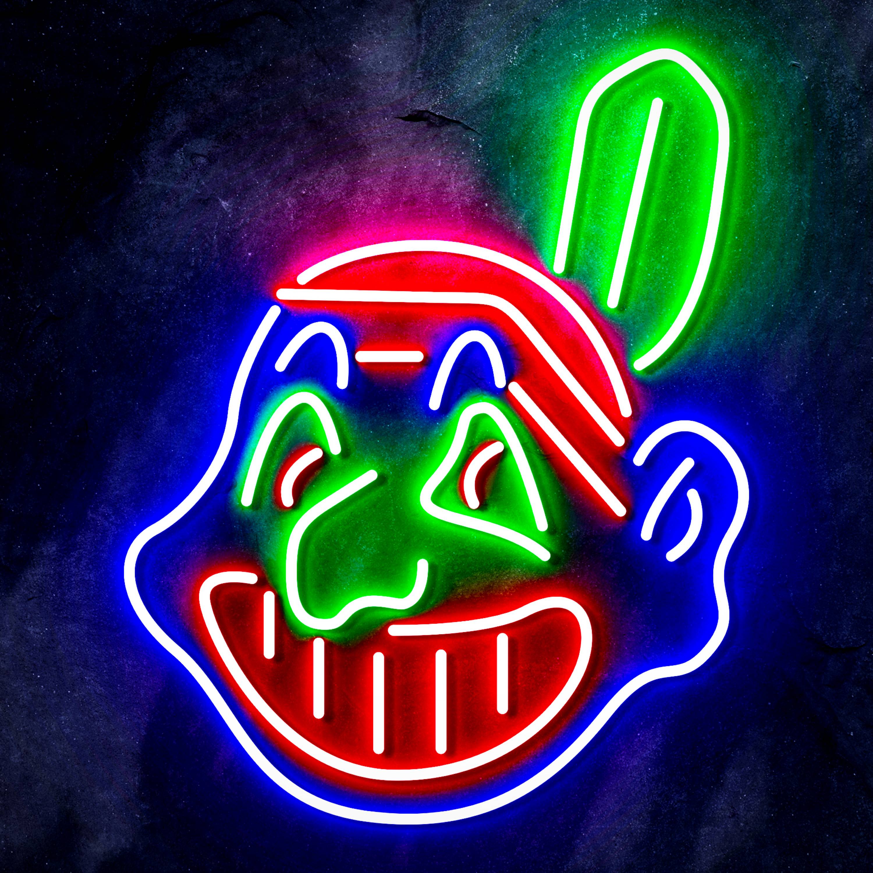 MLB Cleveland Indians Flex Neon-like LED Sign