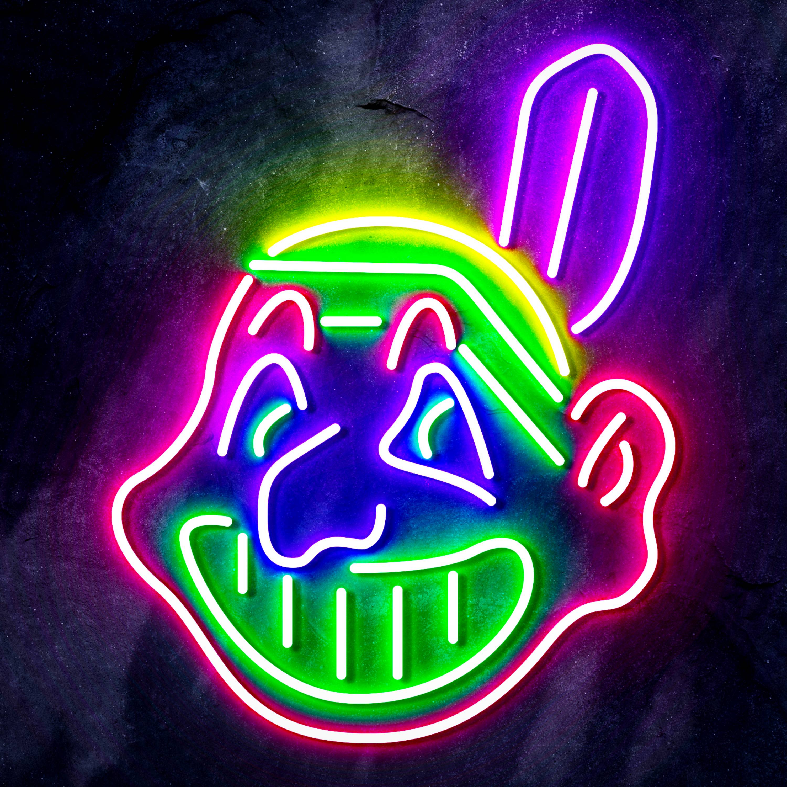 MLB Cleveland Indians Flex Neon-like LED Sign