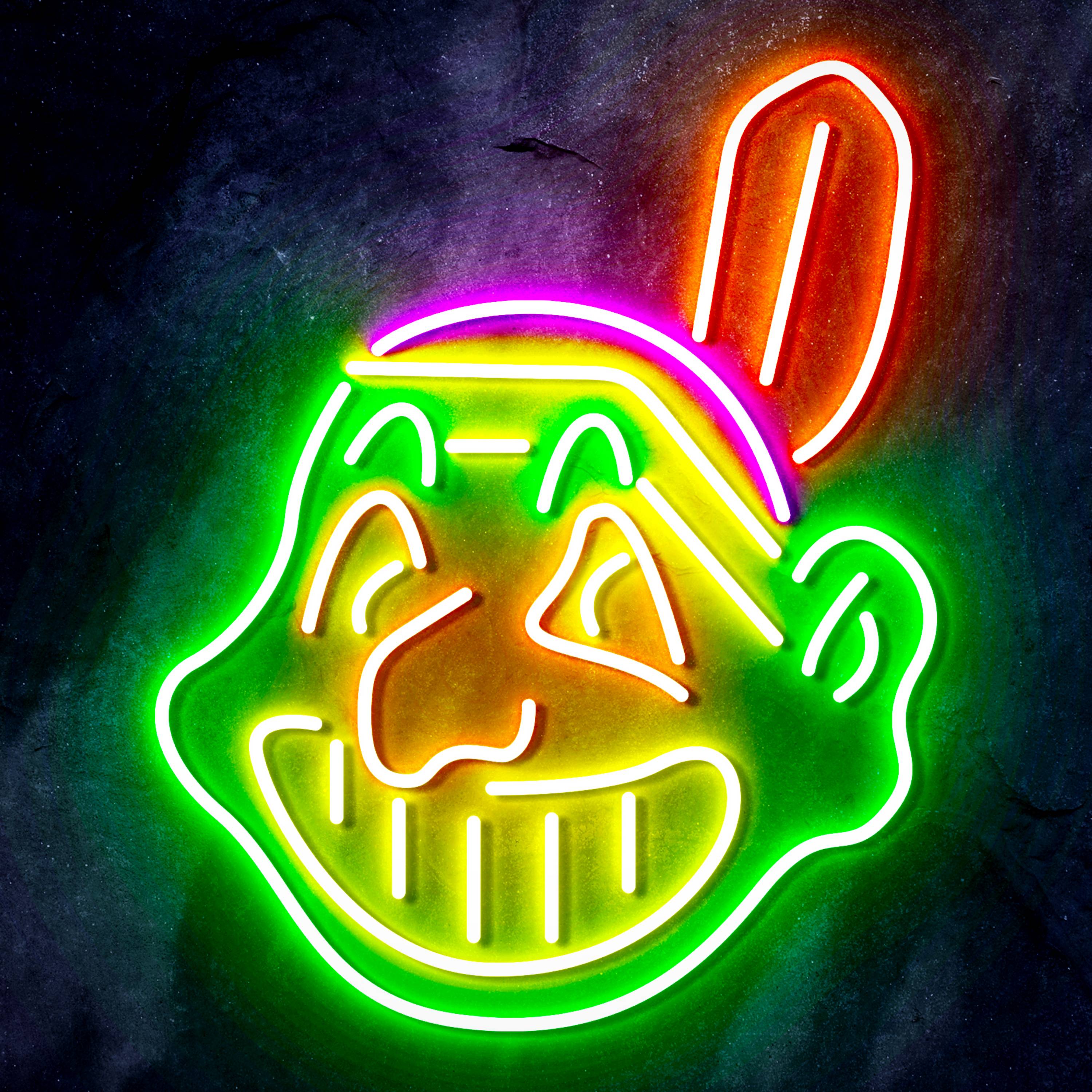 MLB Cleveland Indians Flex Neon-like LED Sign