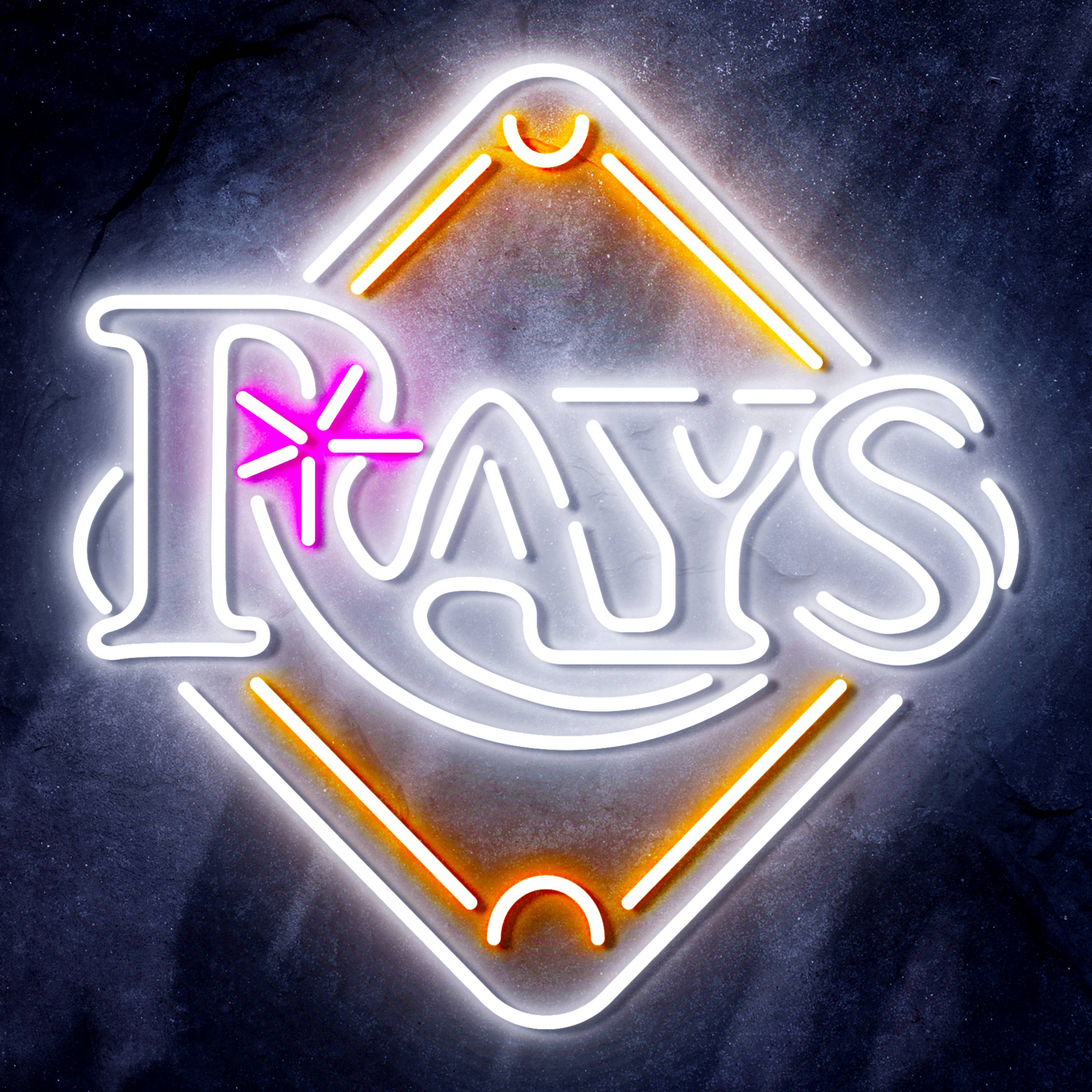 MLB Tampa Bay Rays Flex Neon-like LED Sign