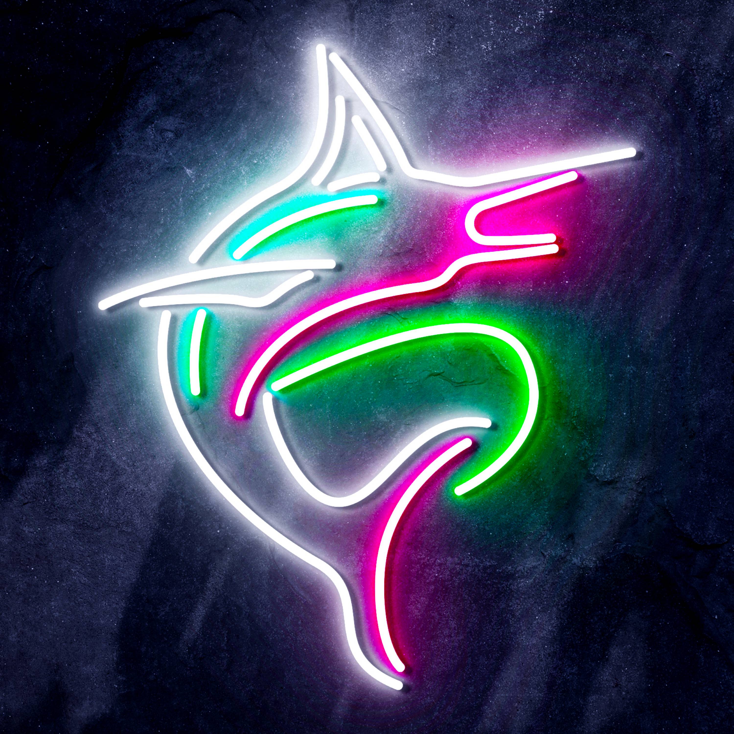 MLB Miami Marlins Flex Neon-like LED Sign