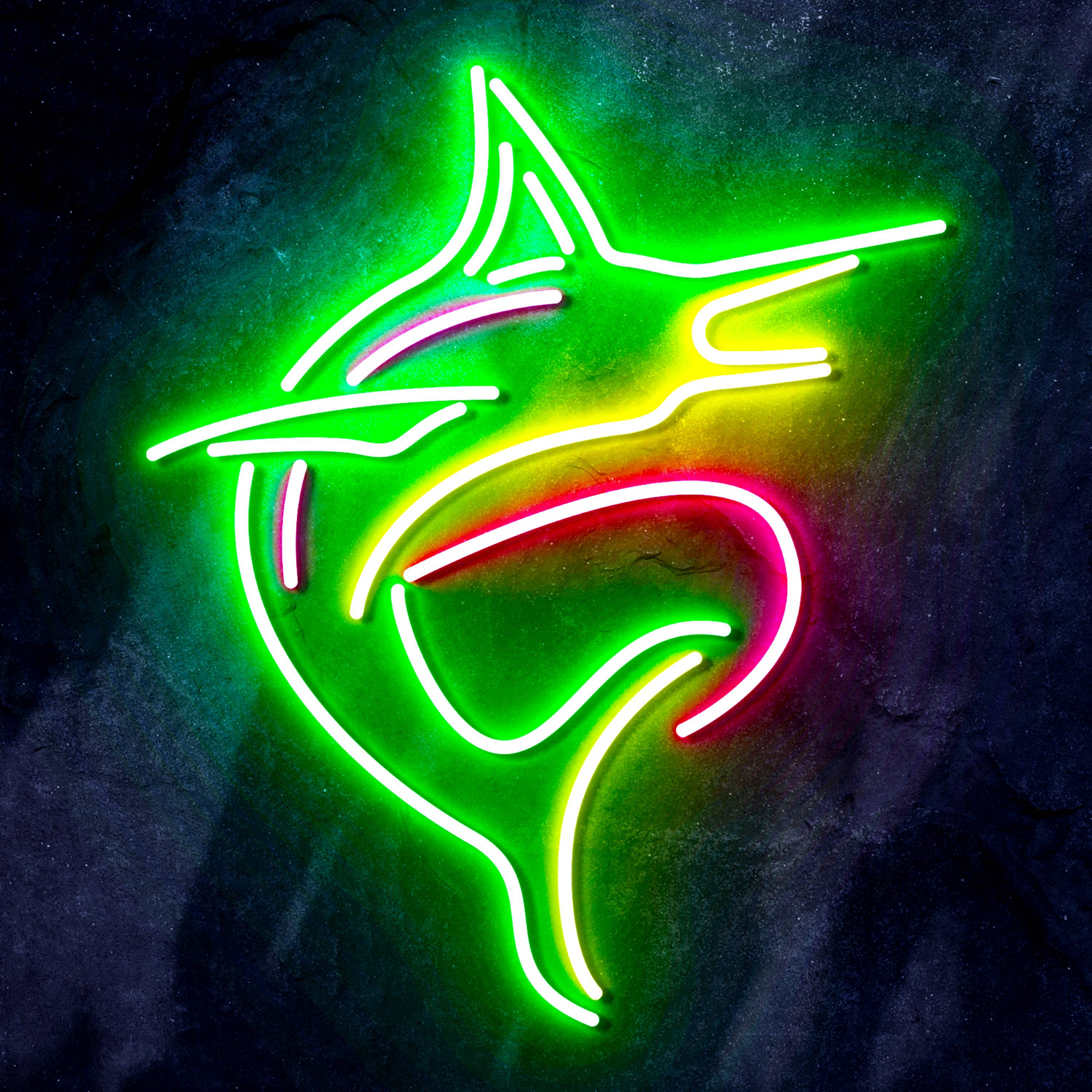 MLB Miami Marlins Flex Neon-like LED Sign