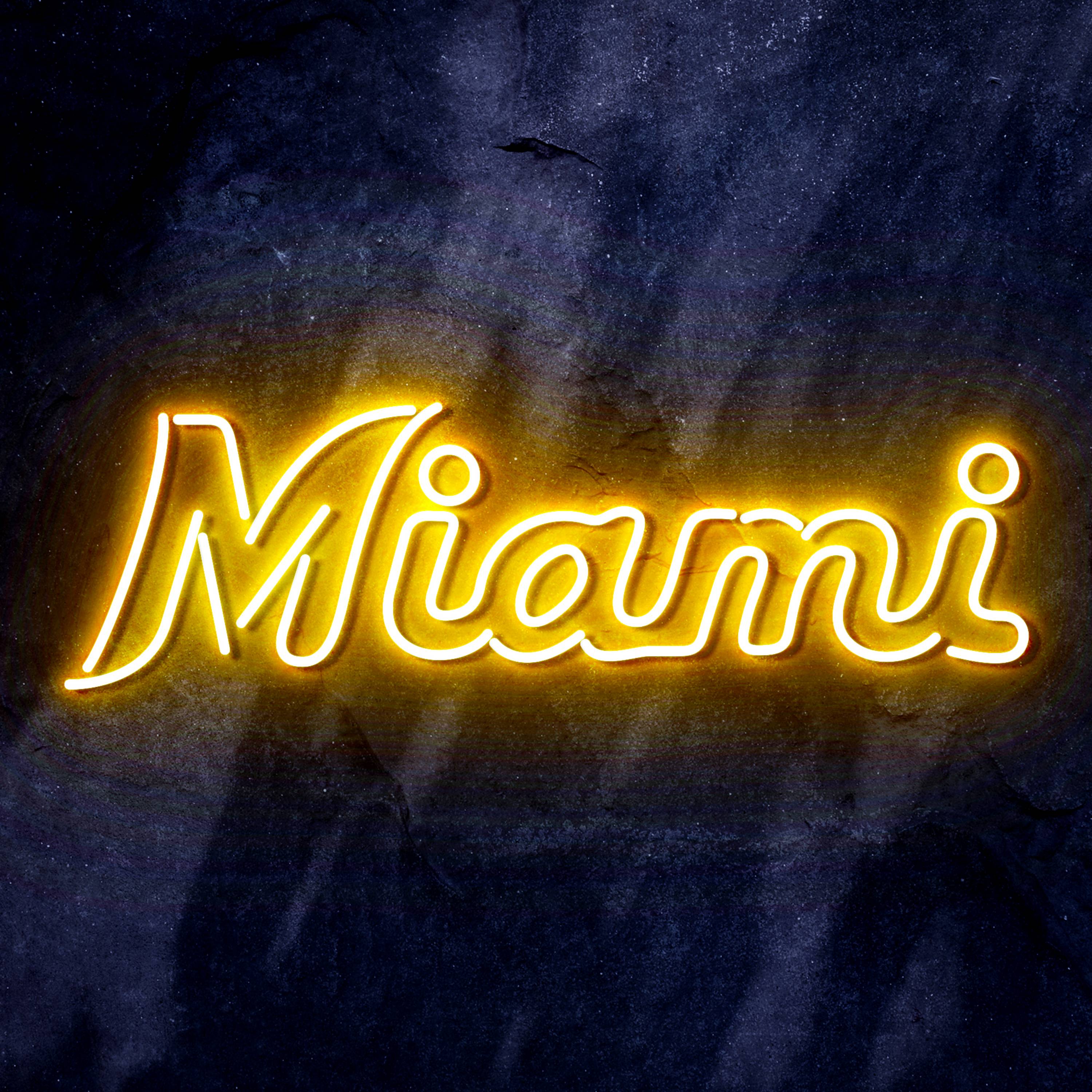 MLB Miami Marlins Flex Neon-like LED Sign