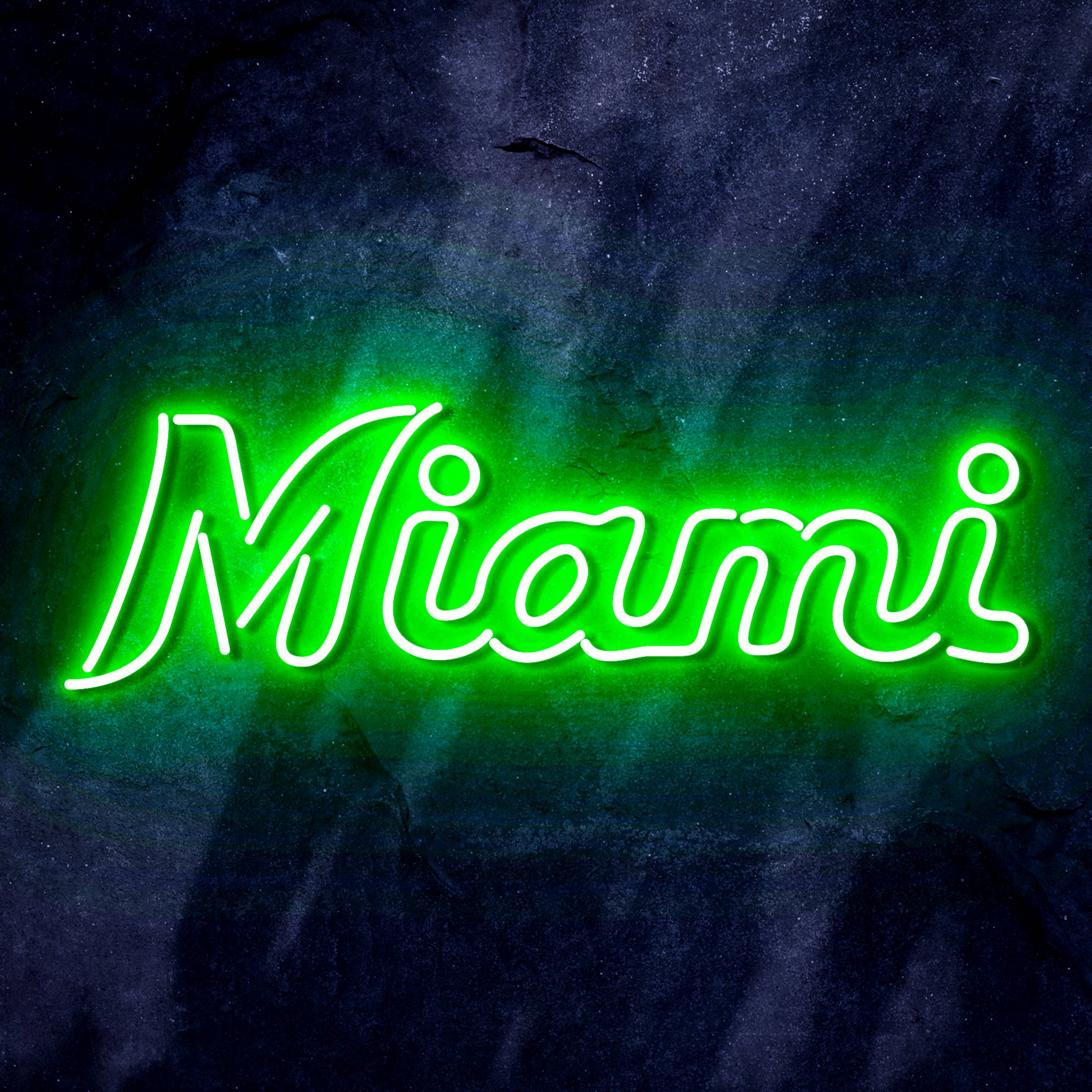 MLB Miami Marlins Flex Neon-like LED Sign