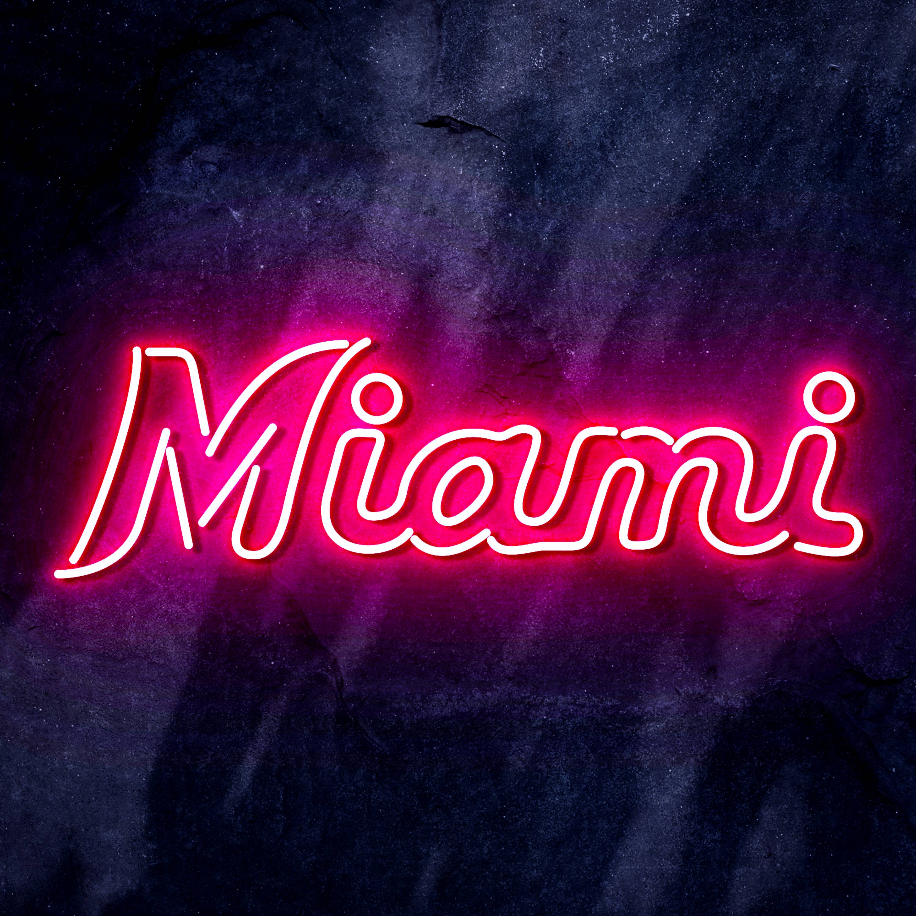 MLB Miami Marlins Flex Neon-like LED Sign