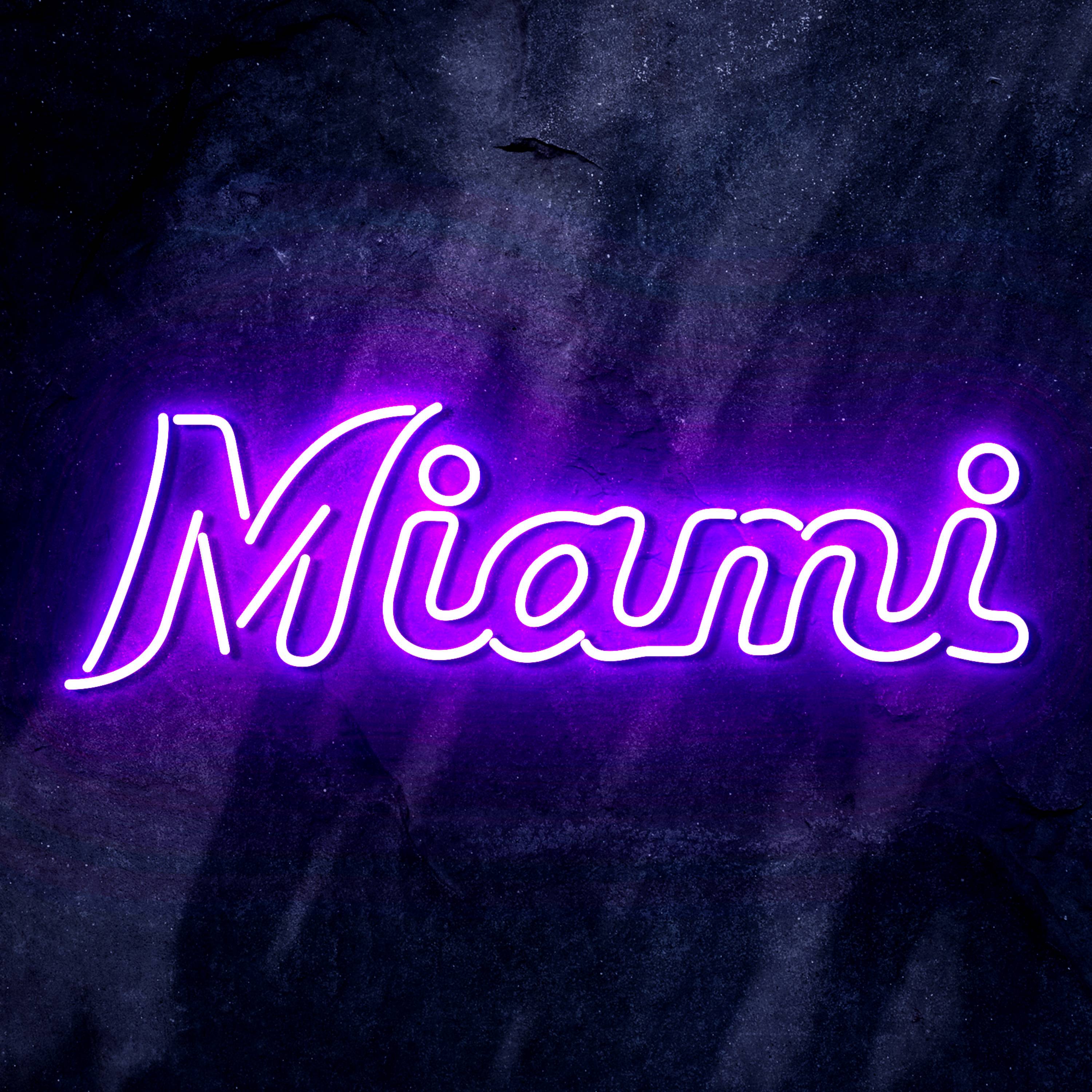 MLB Miami Marlins Flex Neon-like LED Sign