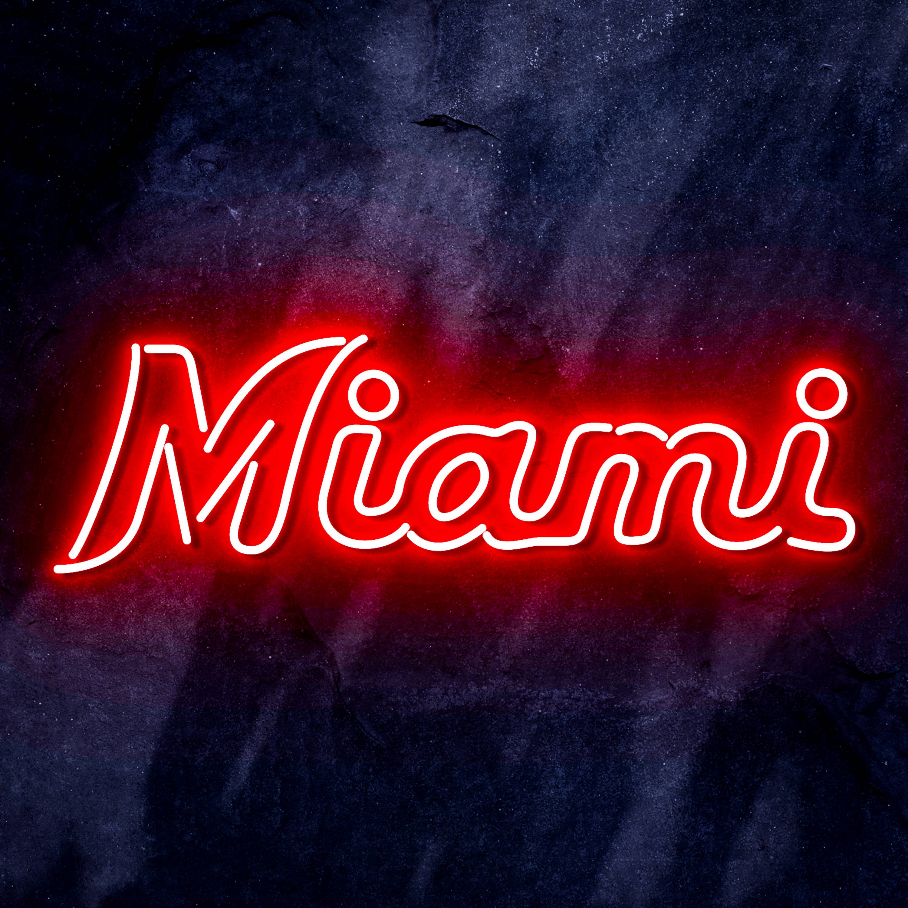 MLB Miami Marlins Flex Neon-like LED Sign