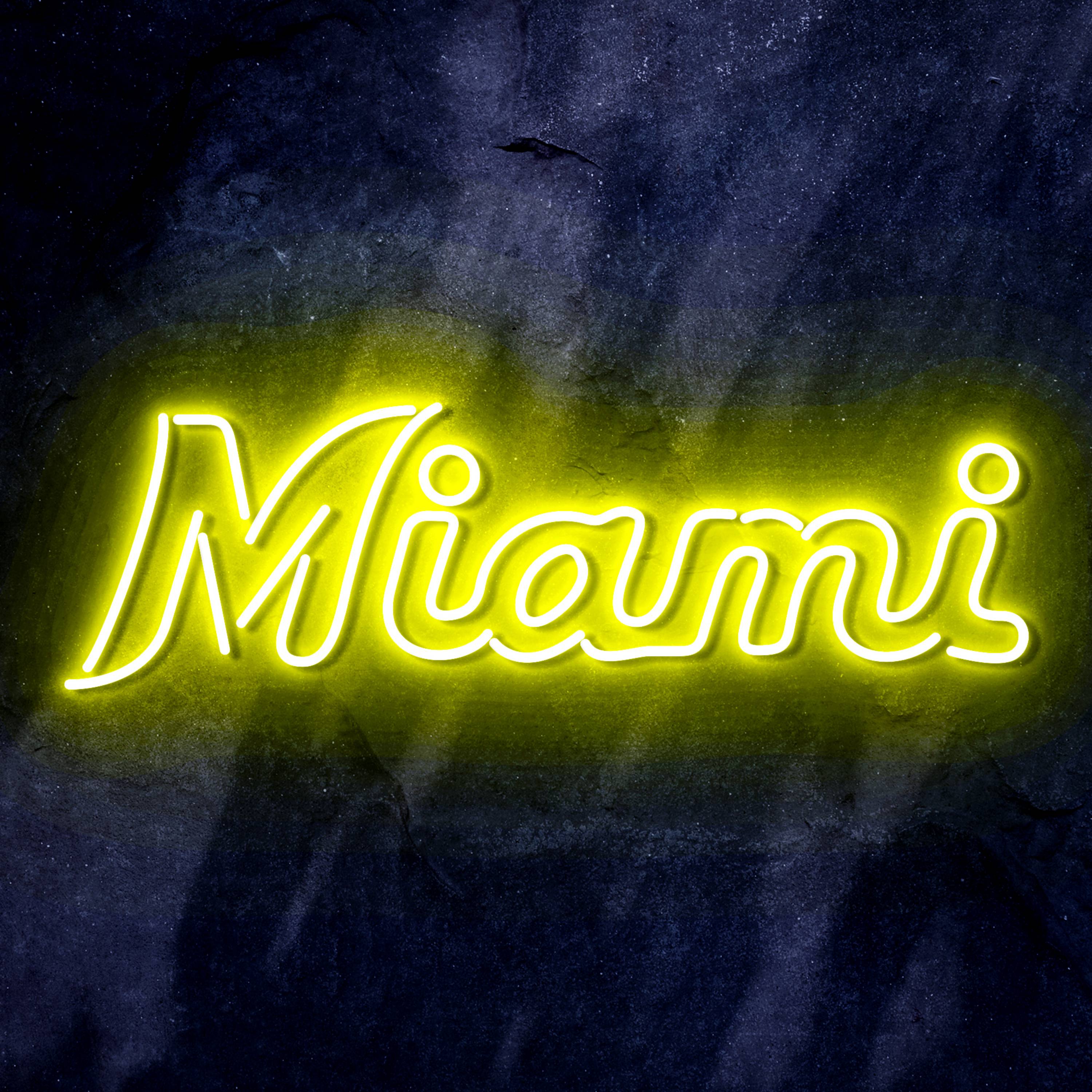 MLB Miami Marlins Flex Neon-like LED Sign