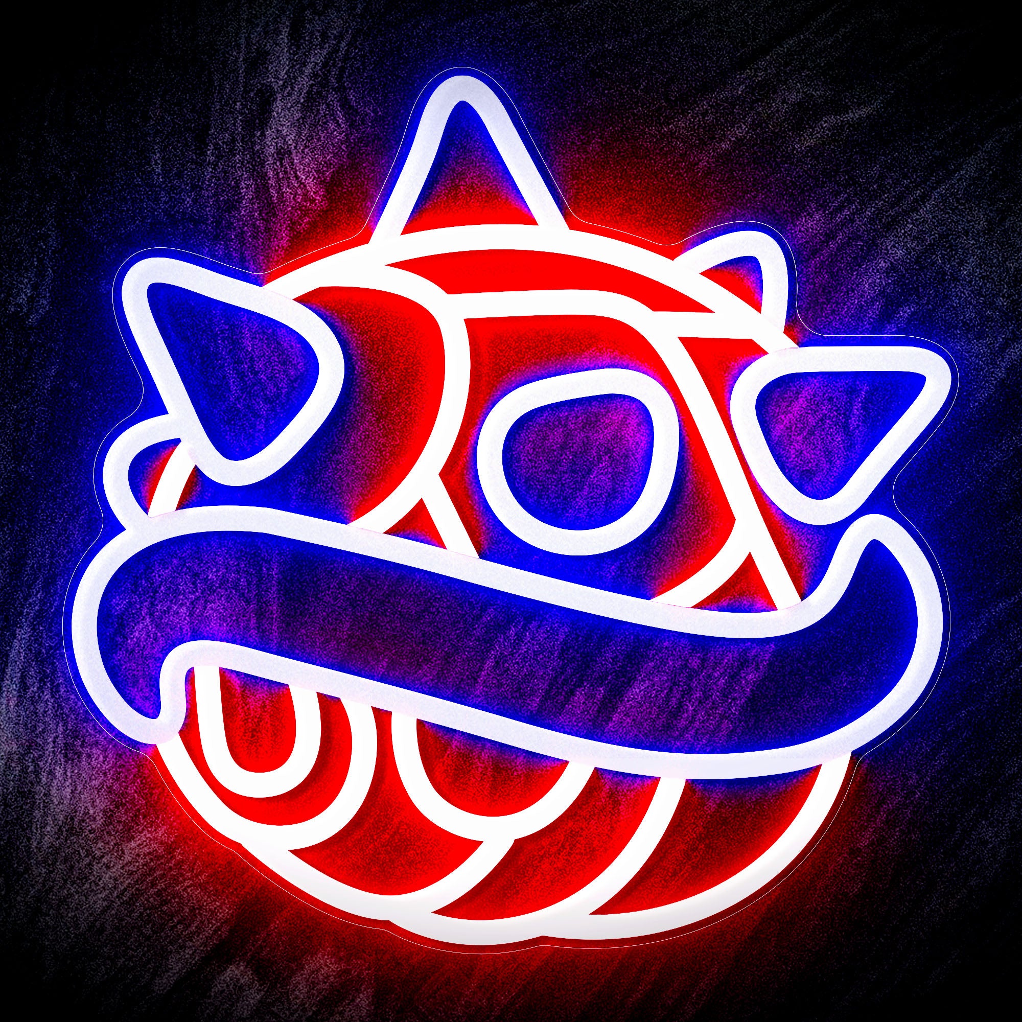 Mario Kart Blue Shell Flex Neon-like LED Sign