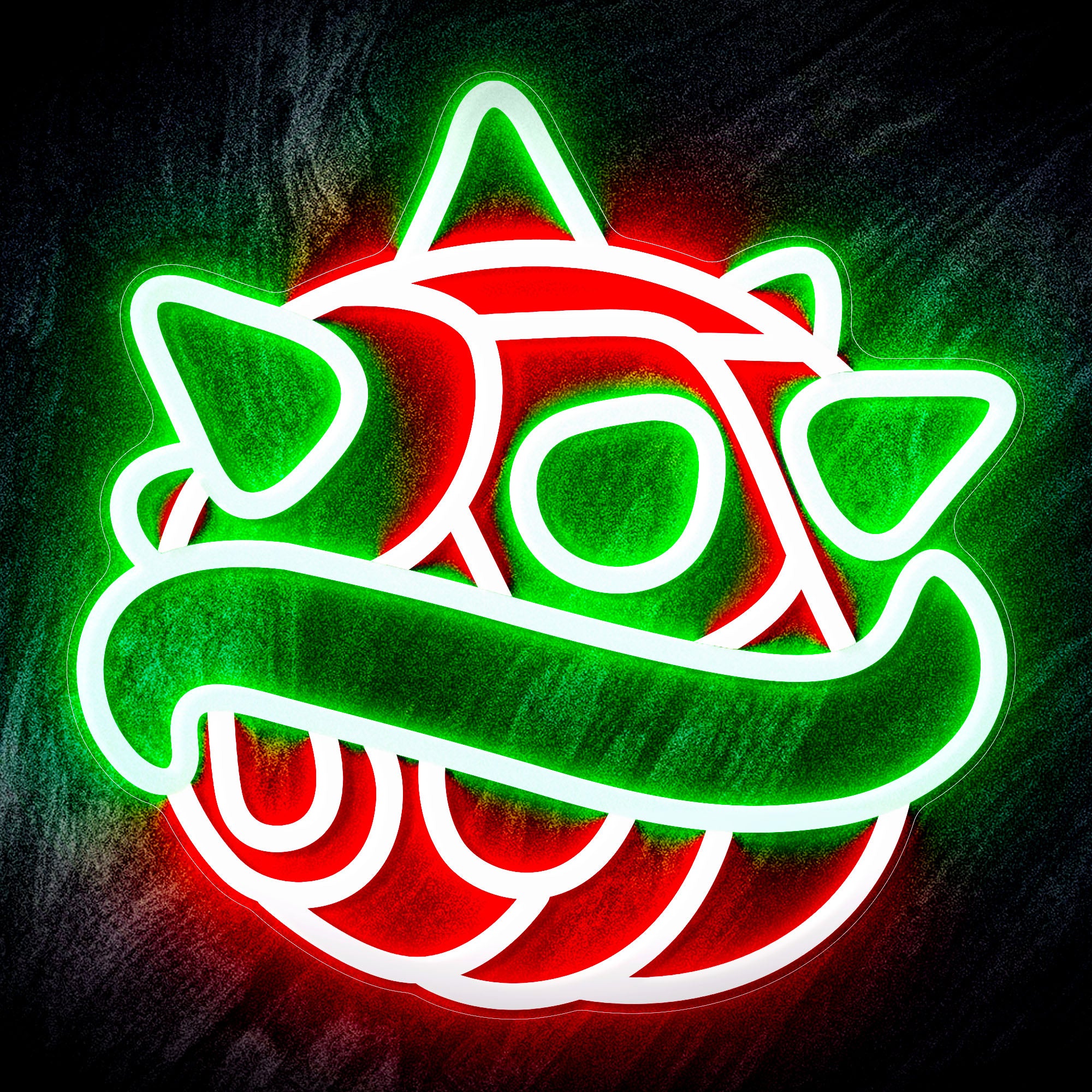 Mario Kart Blue Shell Flex Neon-like LED Sign
