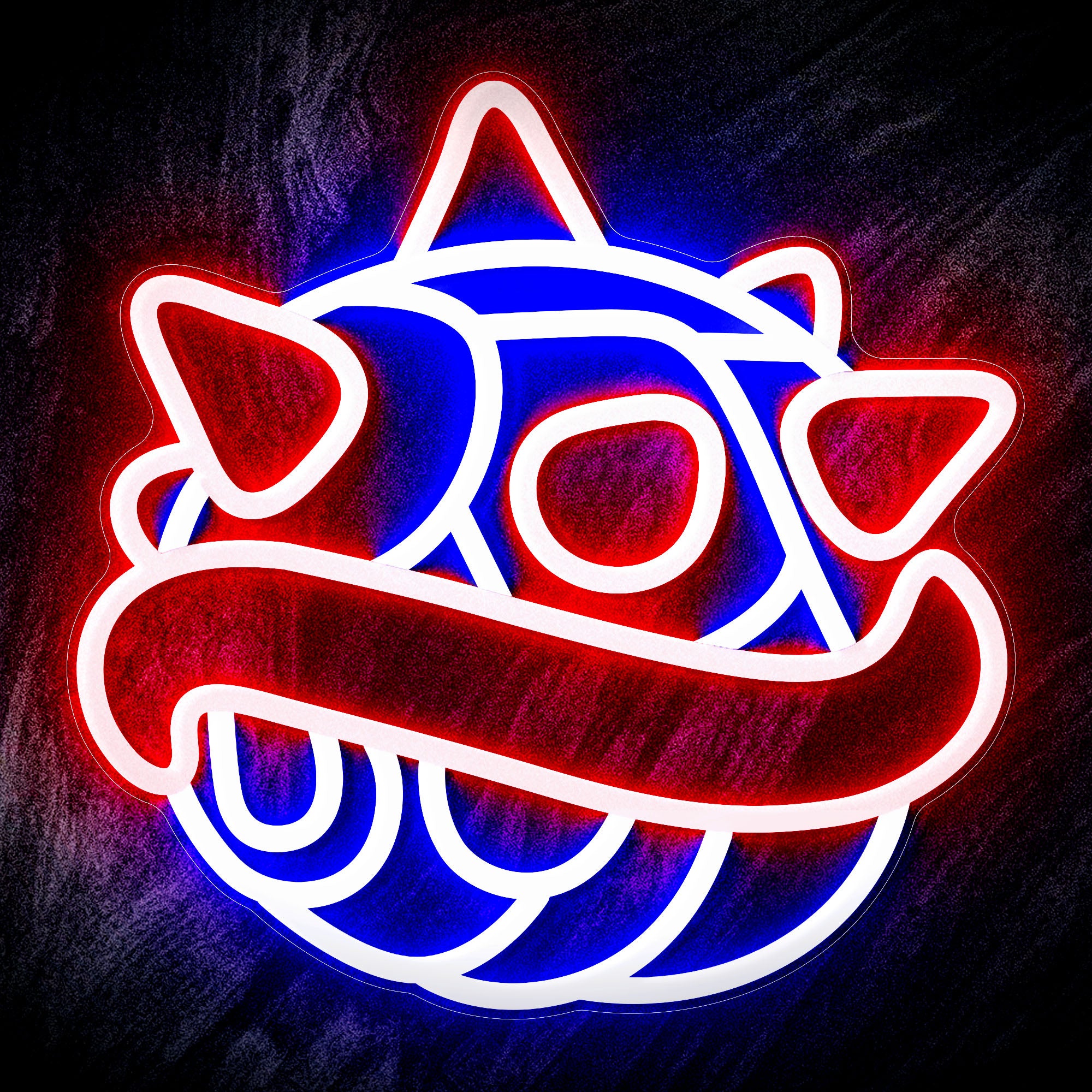 Mario Kart Blue Shell Flex Neon-like LED Sign