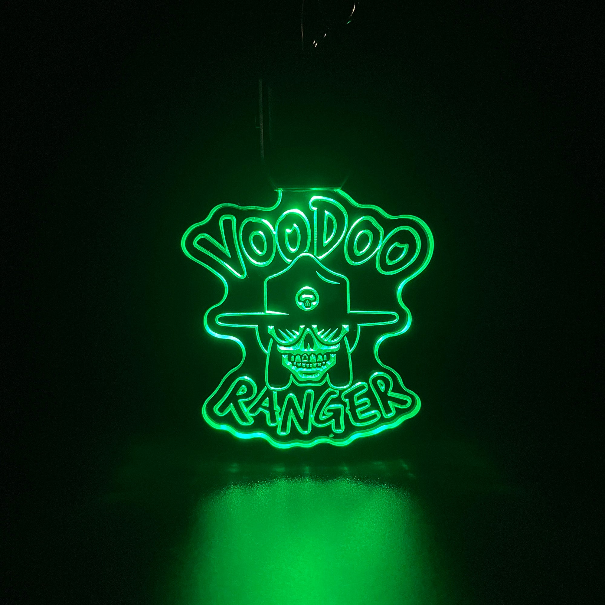 Voodoo Ranger LED Light Acrylic Keychain