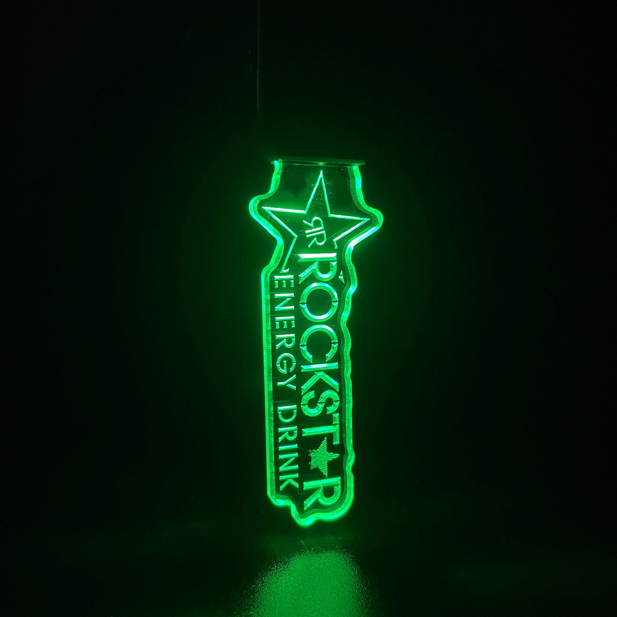 Rockstar LED Light Acrylic Keychain