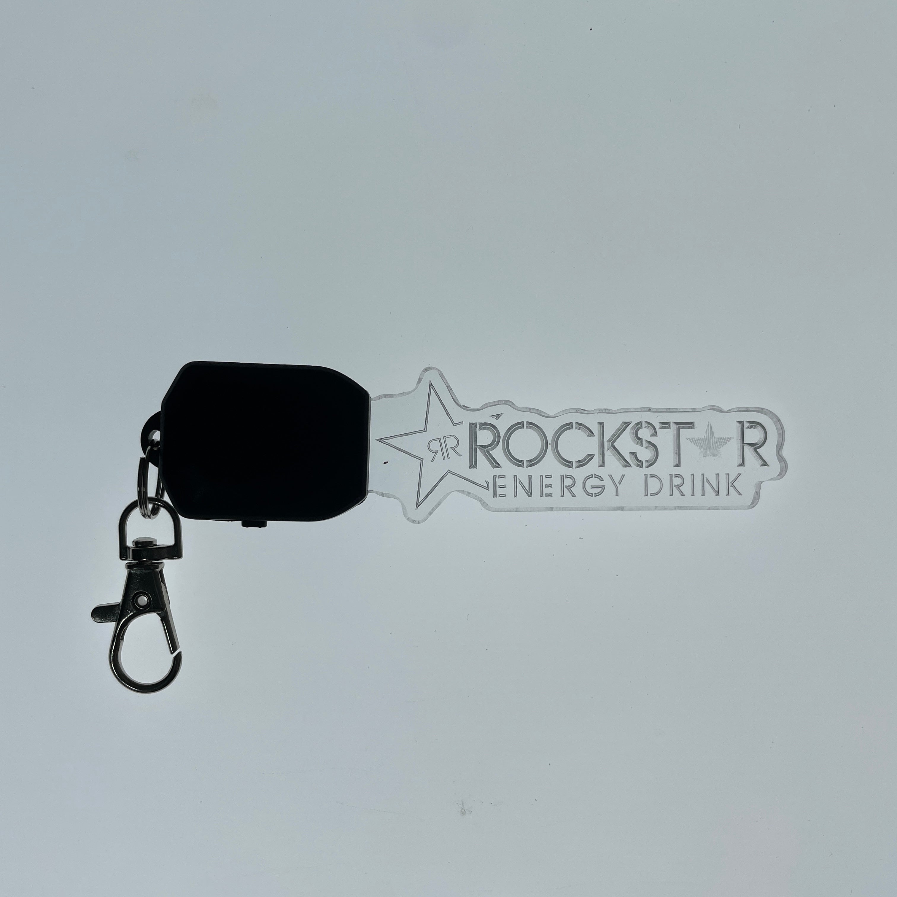 Rockstar LED Light Acrylic Keychain