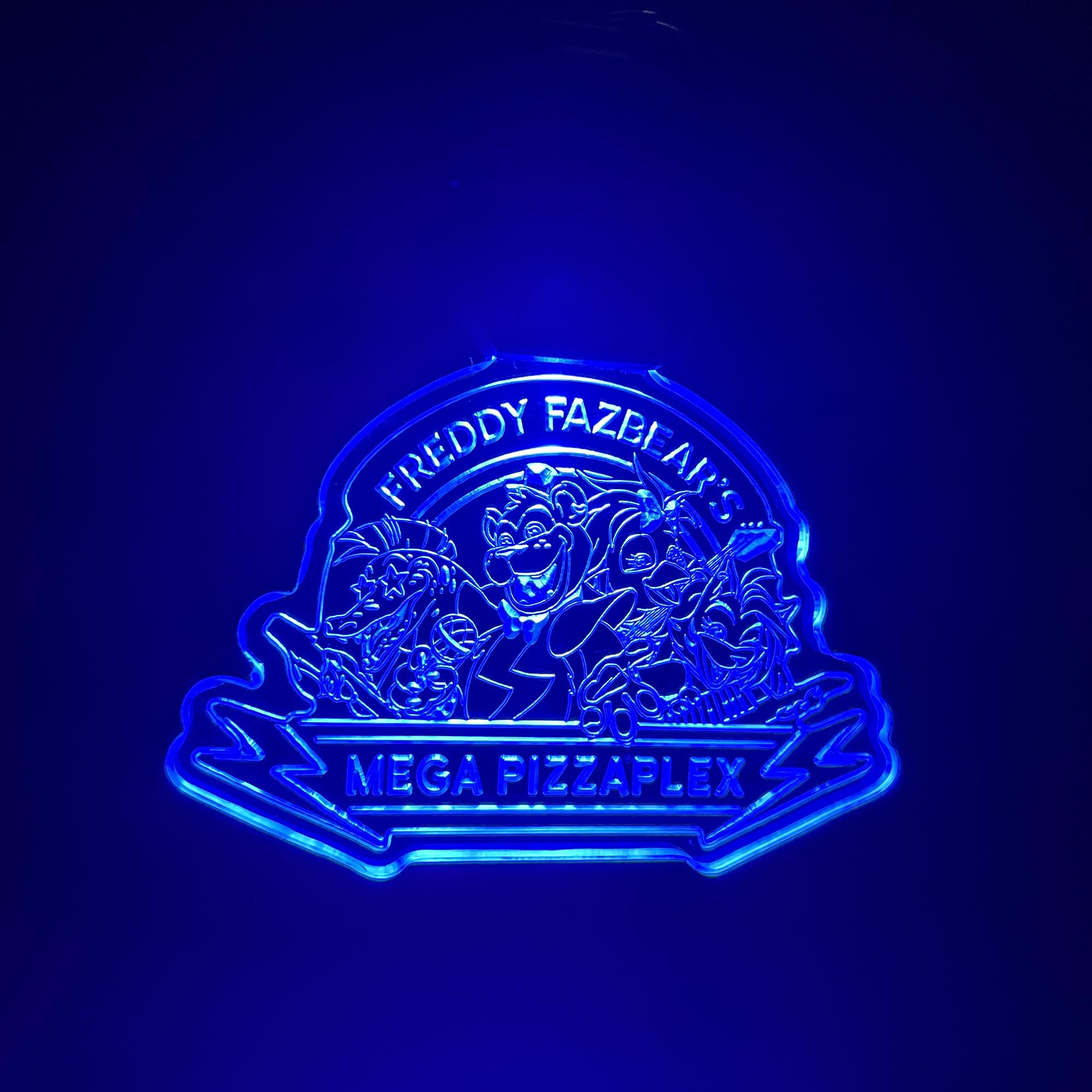 Five Nights at Freddys Mega Pizzaplex LED Light Acrylic Keychain