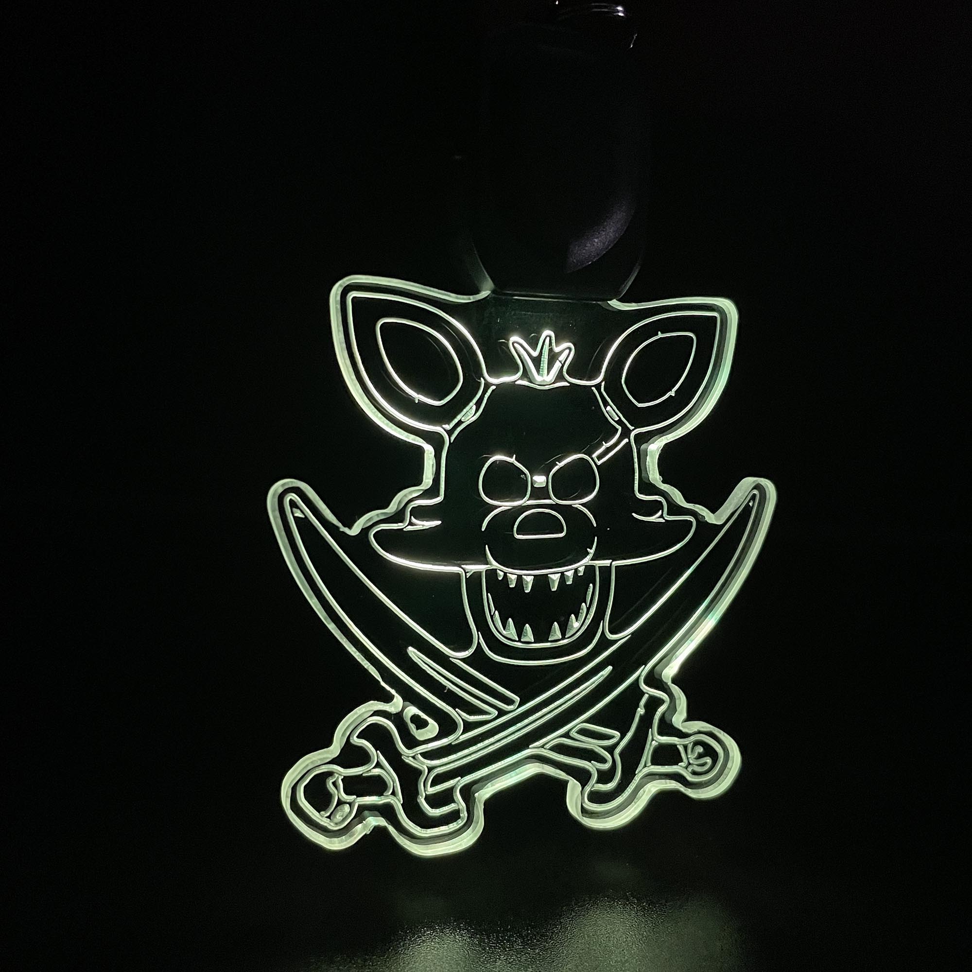 Five nights at Freddy's Foxy LED Light Acrylic Keychain