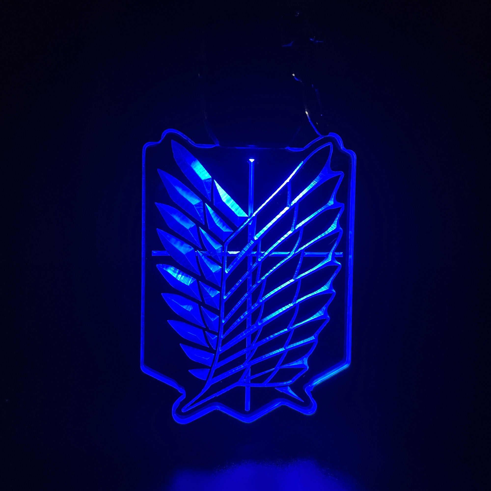 Wings of Freedom LED Light Acrylic Keychain