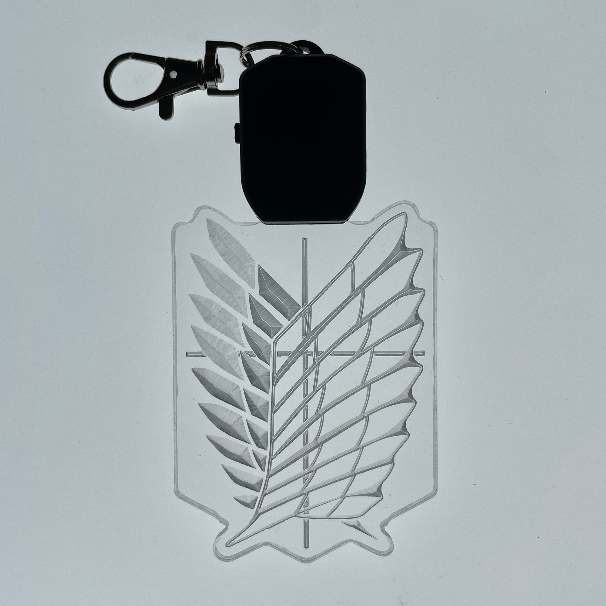 Wings of Freedom LED Light Acrylic Keychain