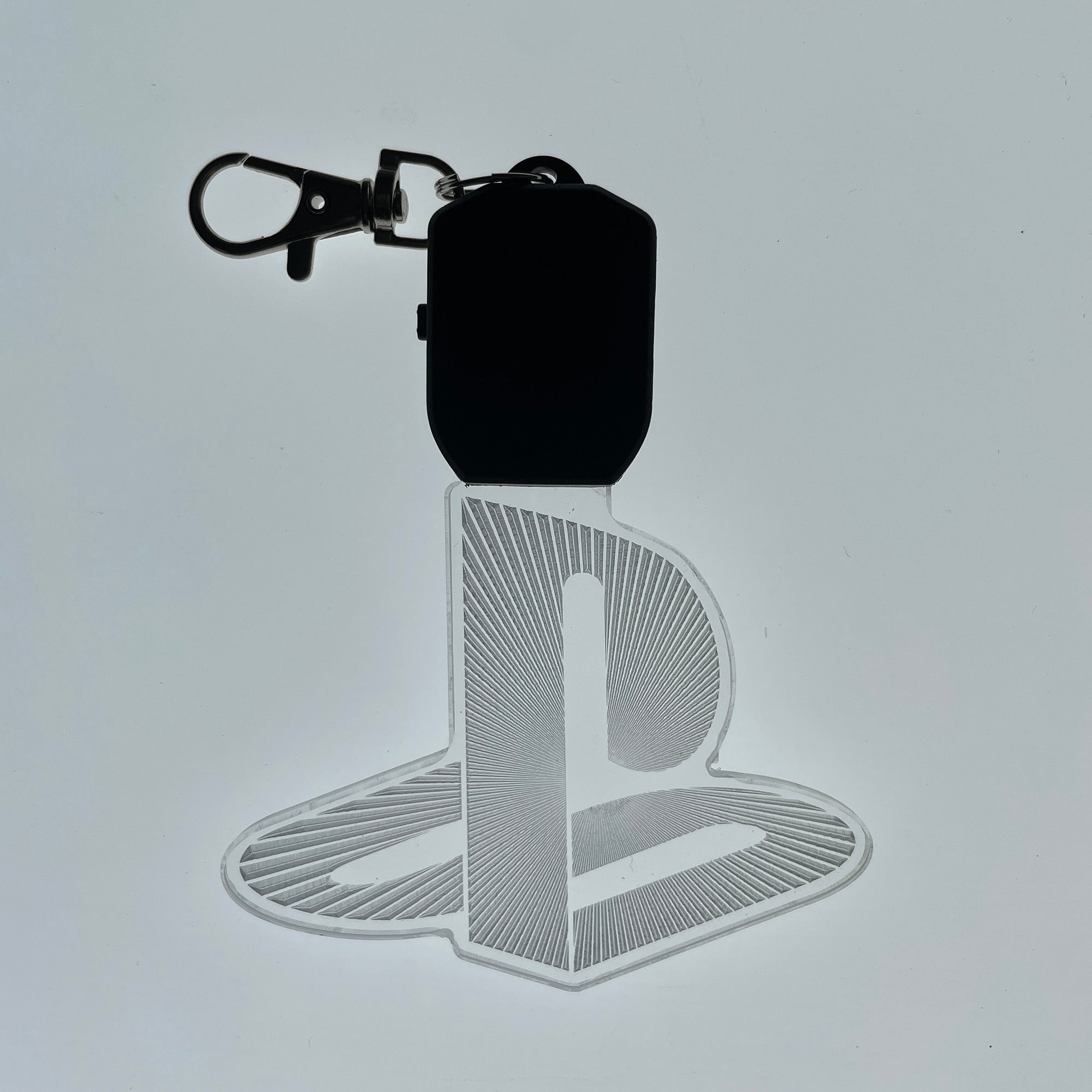 Playstation Icon LED Light Acrylic Keychain