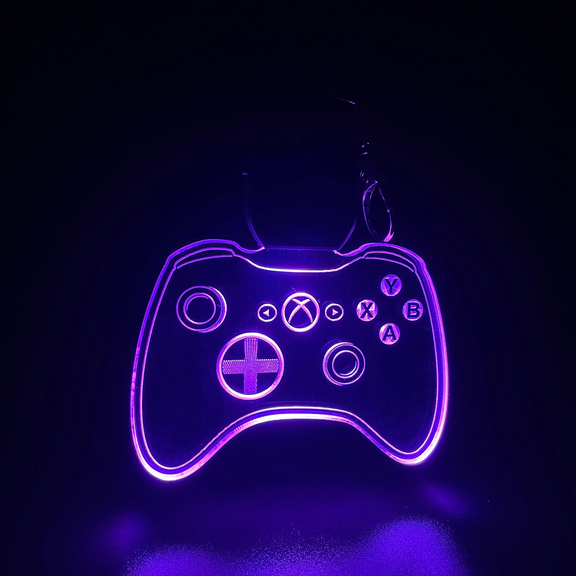 Xbox Controller LED Light Acrylic Keychain