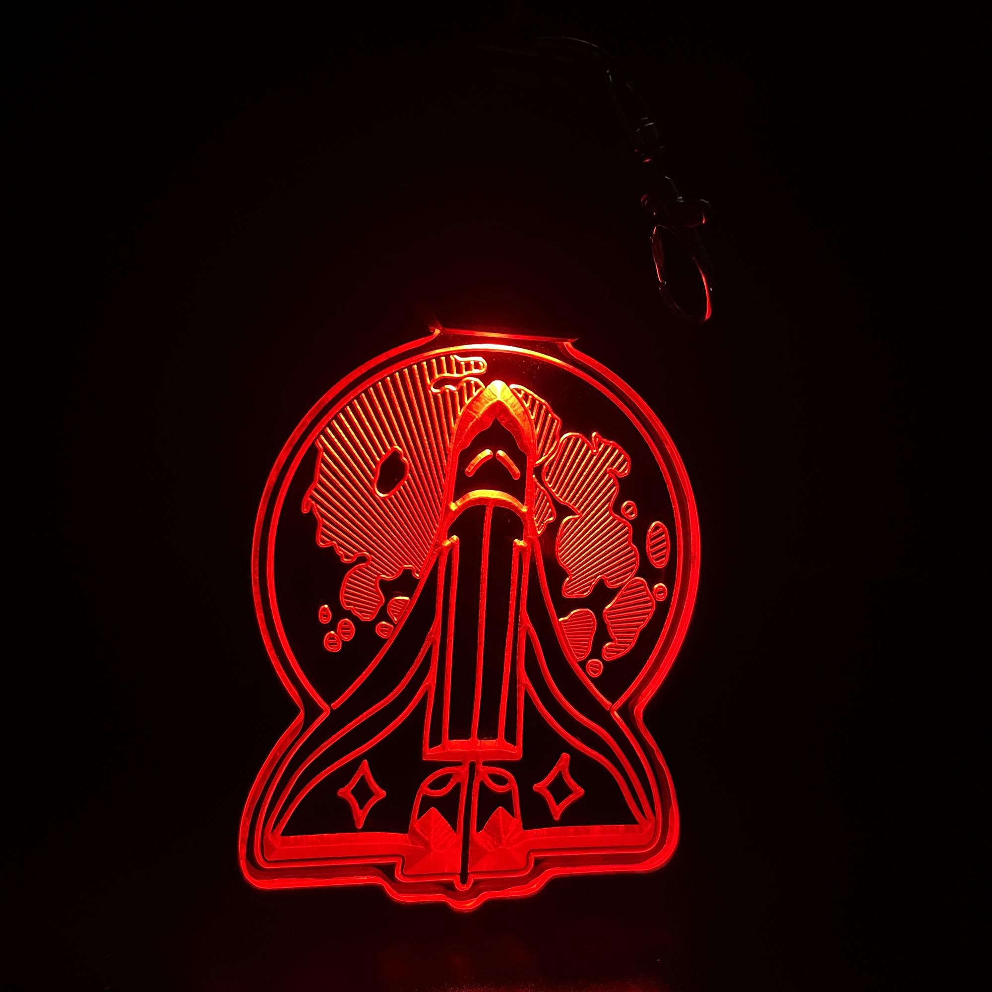 The Last of Us Spaceship LED Light Acrylic Keychain