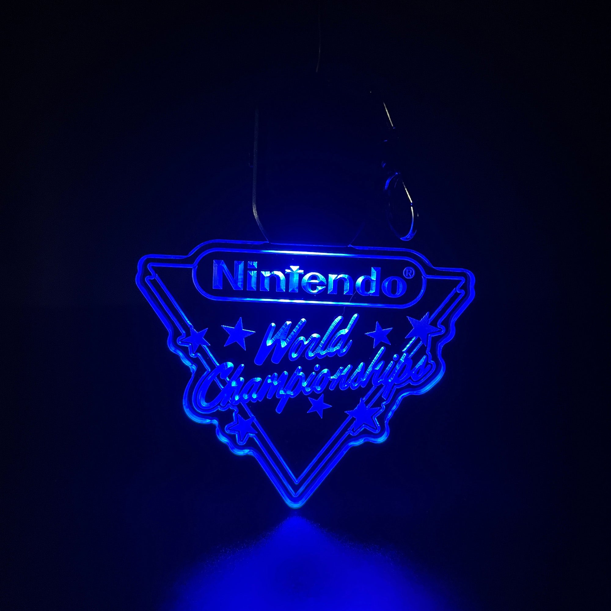 Nintendo World Champions LED Light Acrylic Keychain