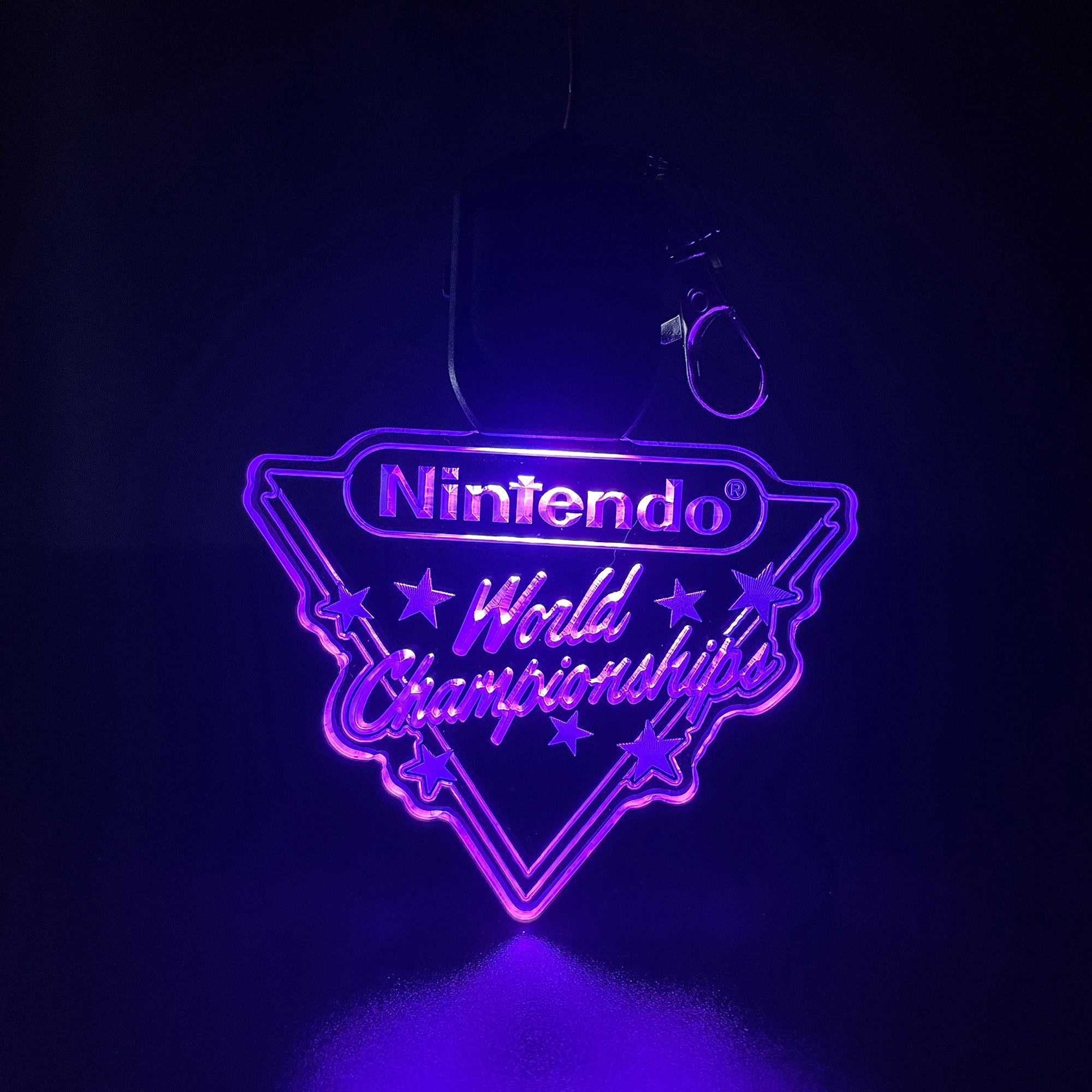 Nintendo World Champions LED Light Acrylic Keychain