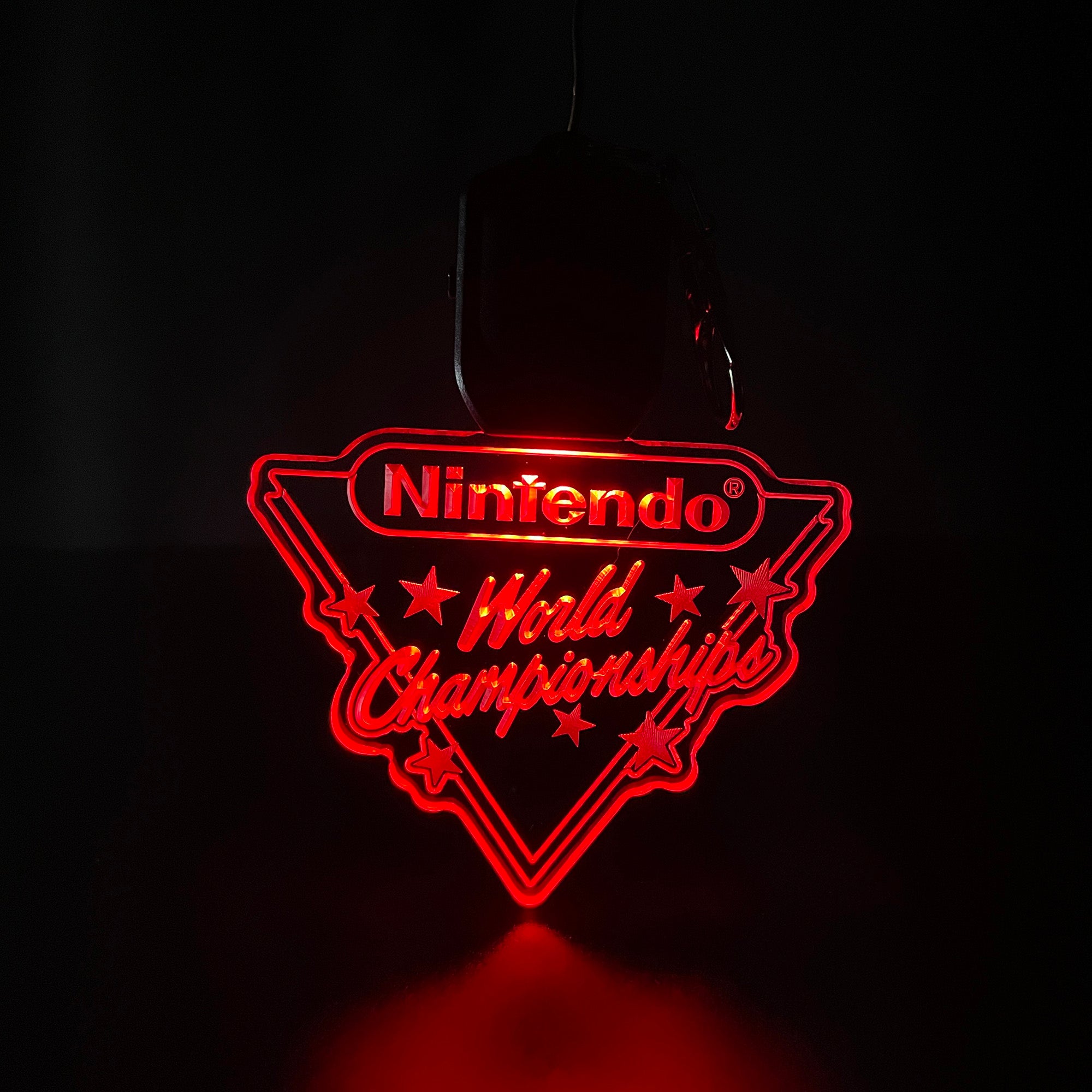 Nintendo World Champions LED Light Acrylic Keychain